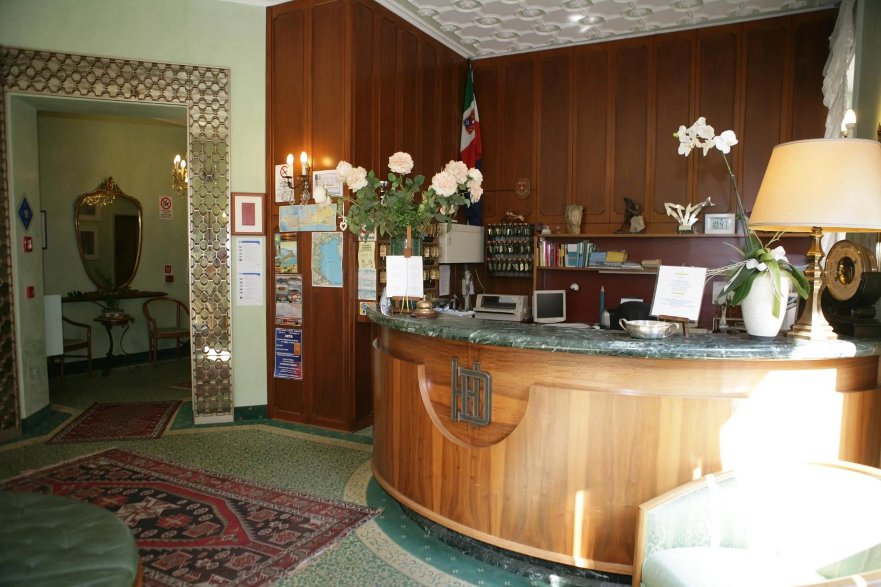 Lobby or reception in Hotel Diana