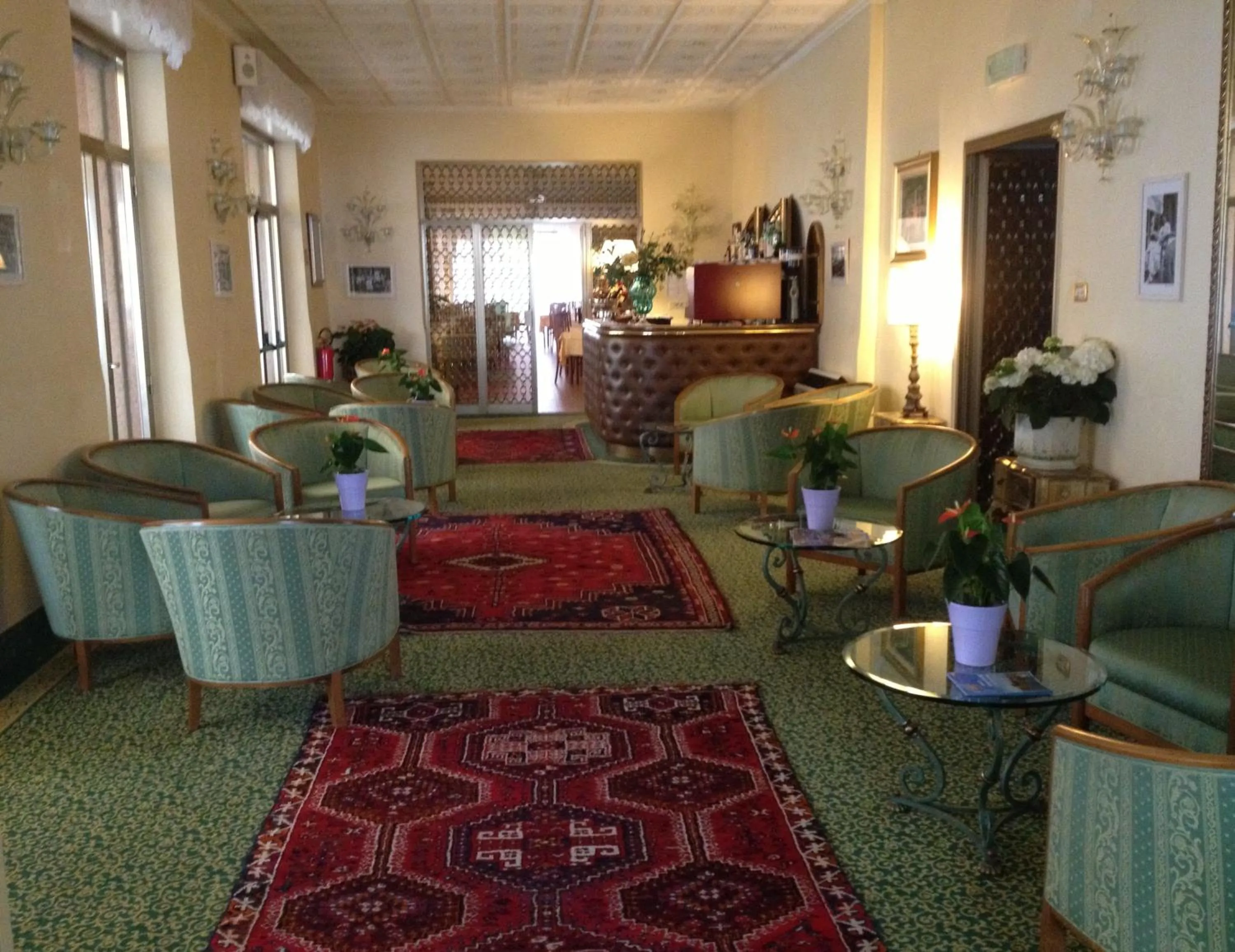 Lobby or reception in Hotel Diana