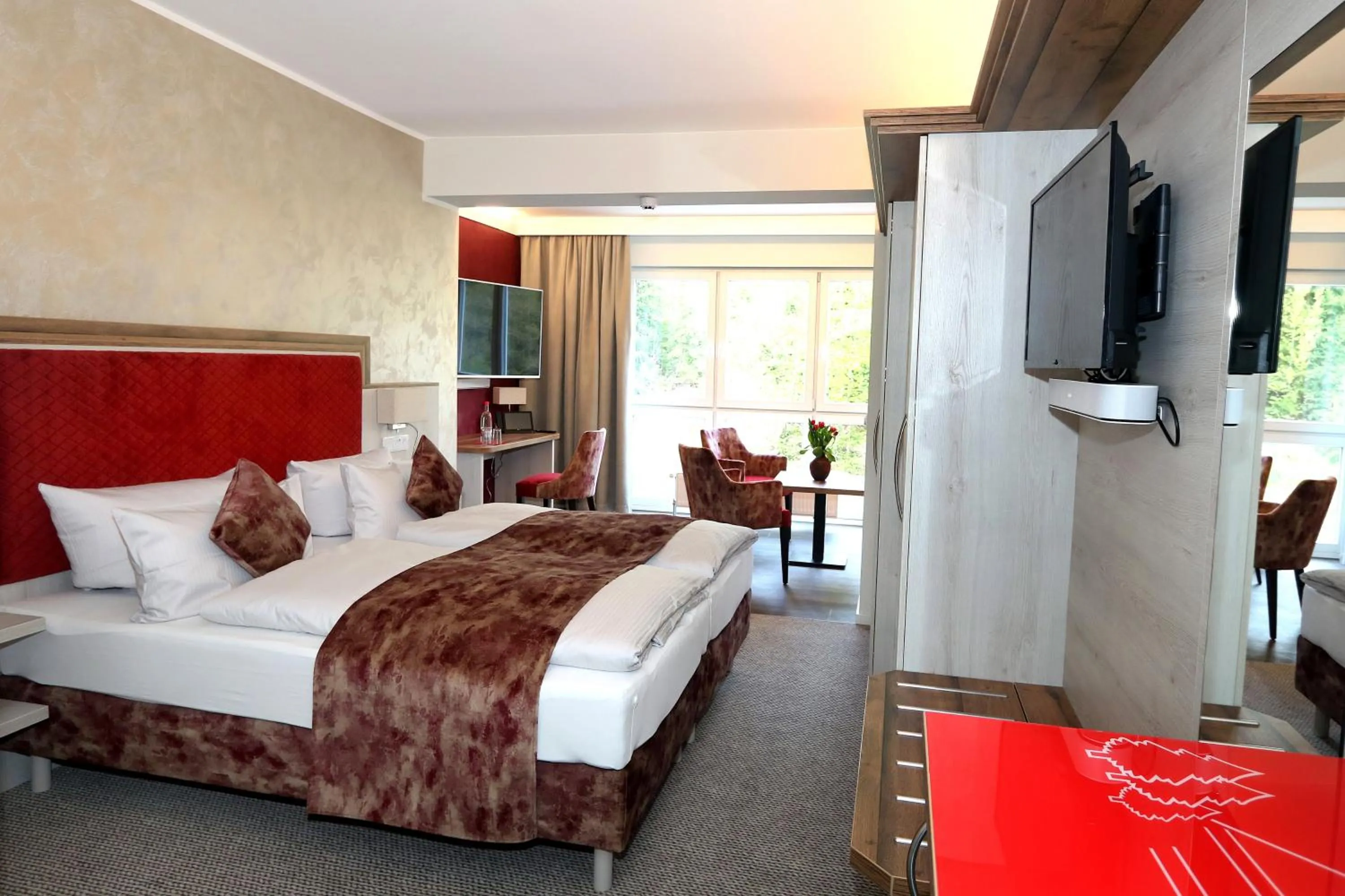 Bed in Waldhotel Ehrental