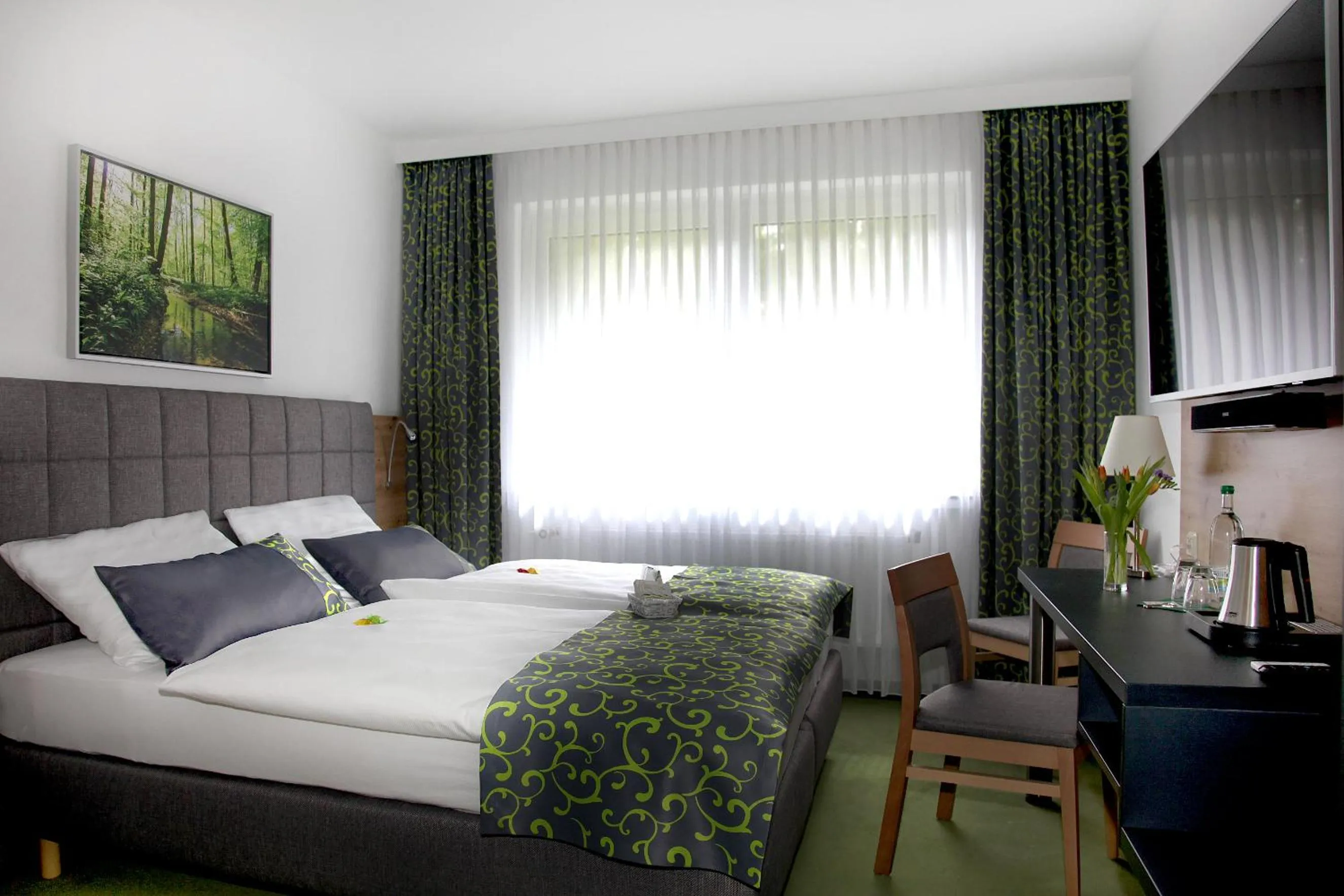 Bed in Waldhotel Ehrental