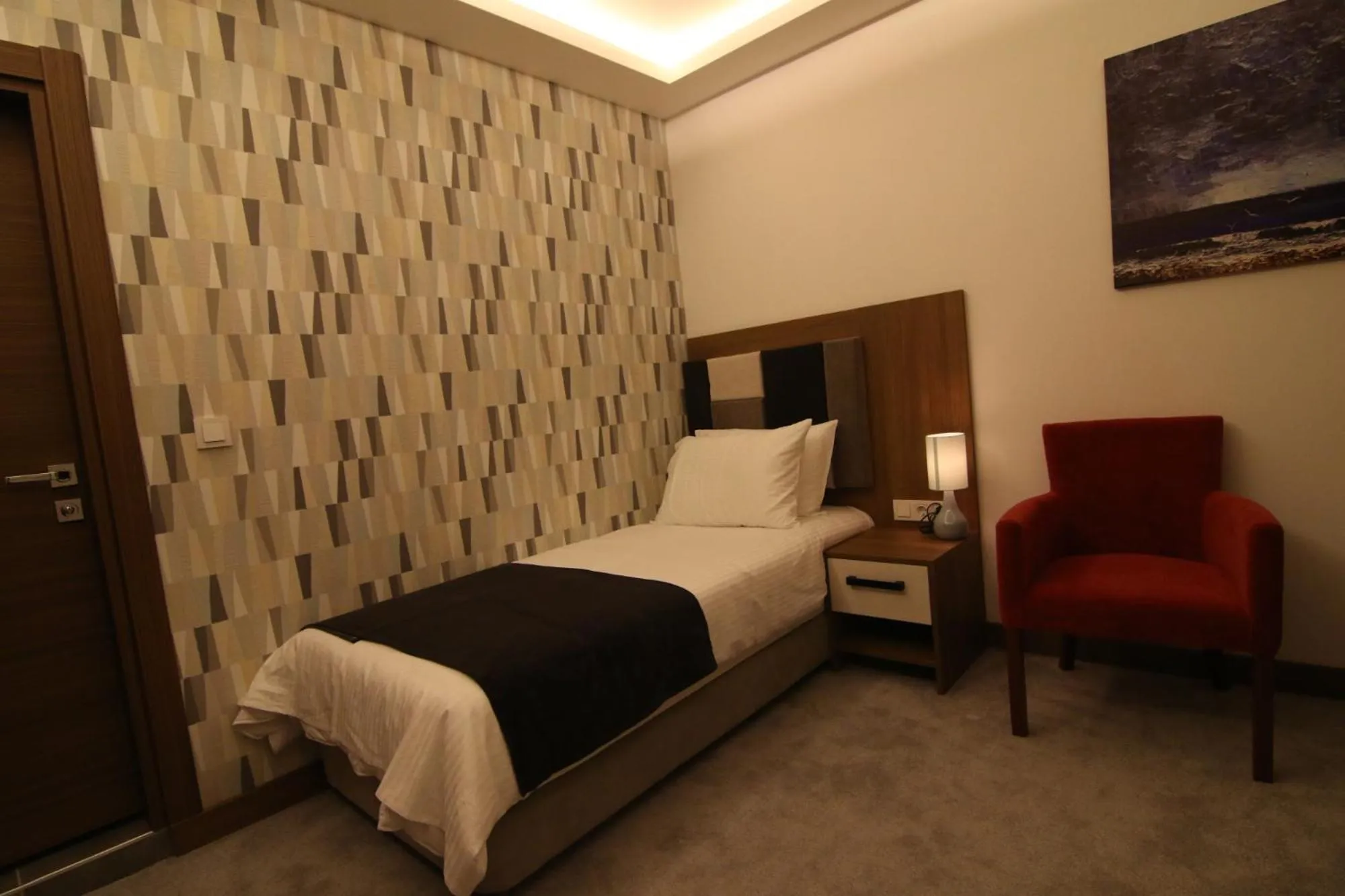 People, Bed in RİVADA HOTEL
