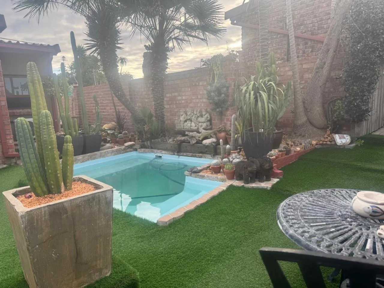 Pool view in A La Martha's Air-Port Guest House