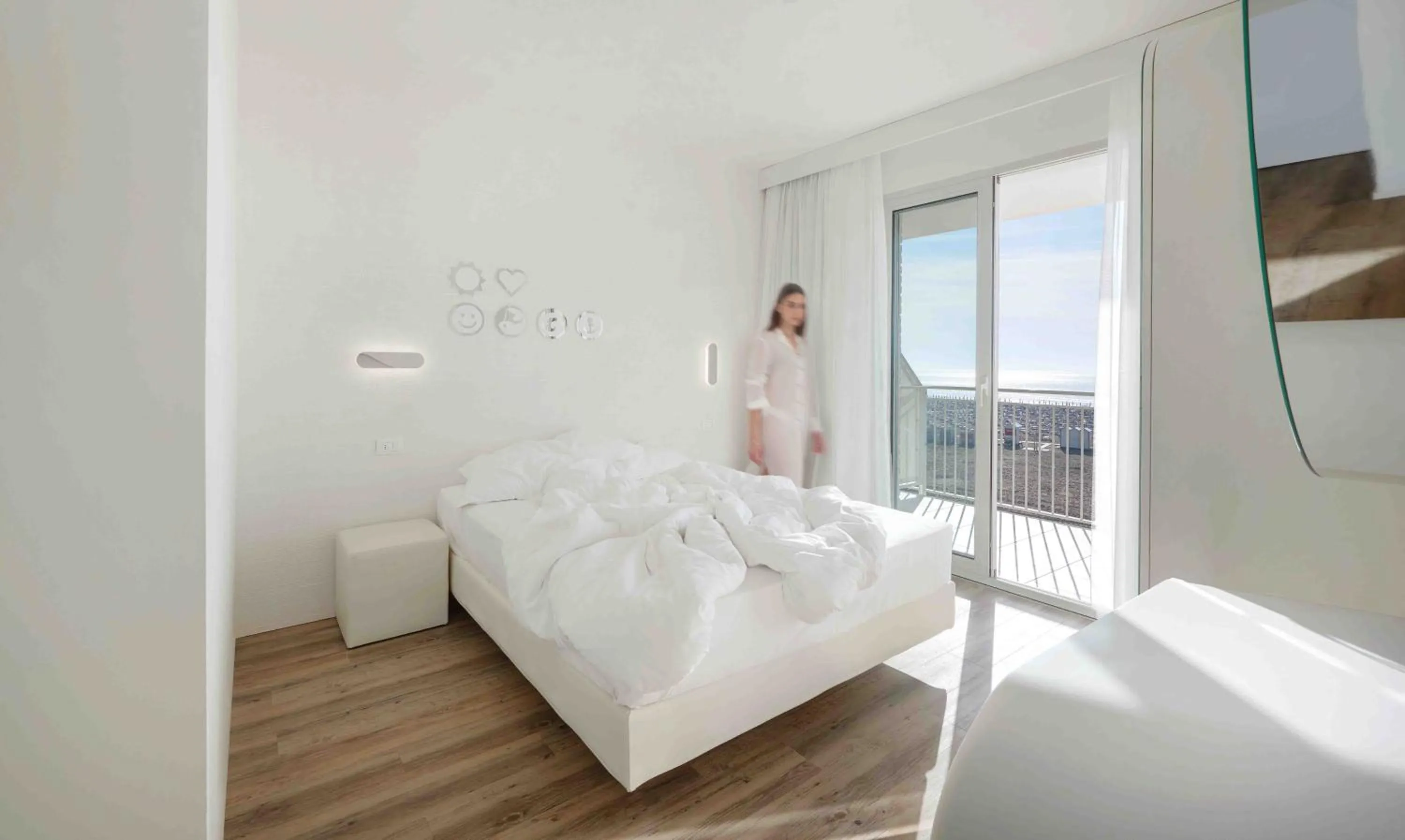 Bedroom, Bed in Stellamare