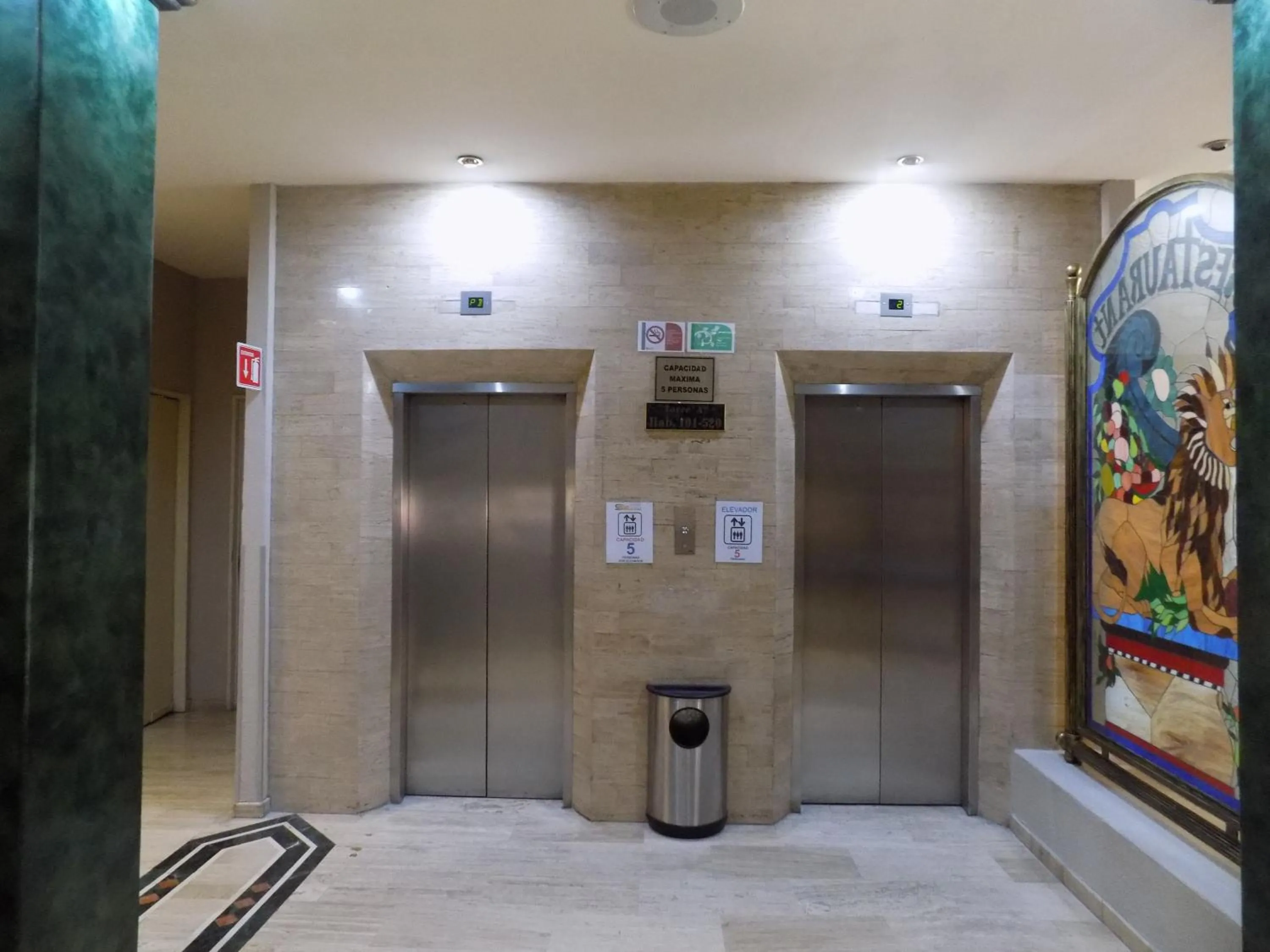 Lobby or reception in Hotel San Marcos Express