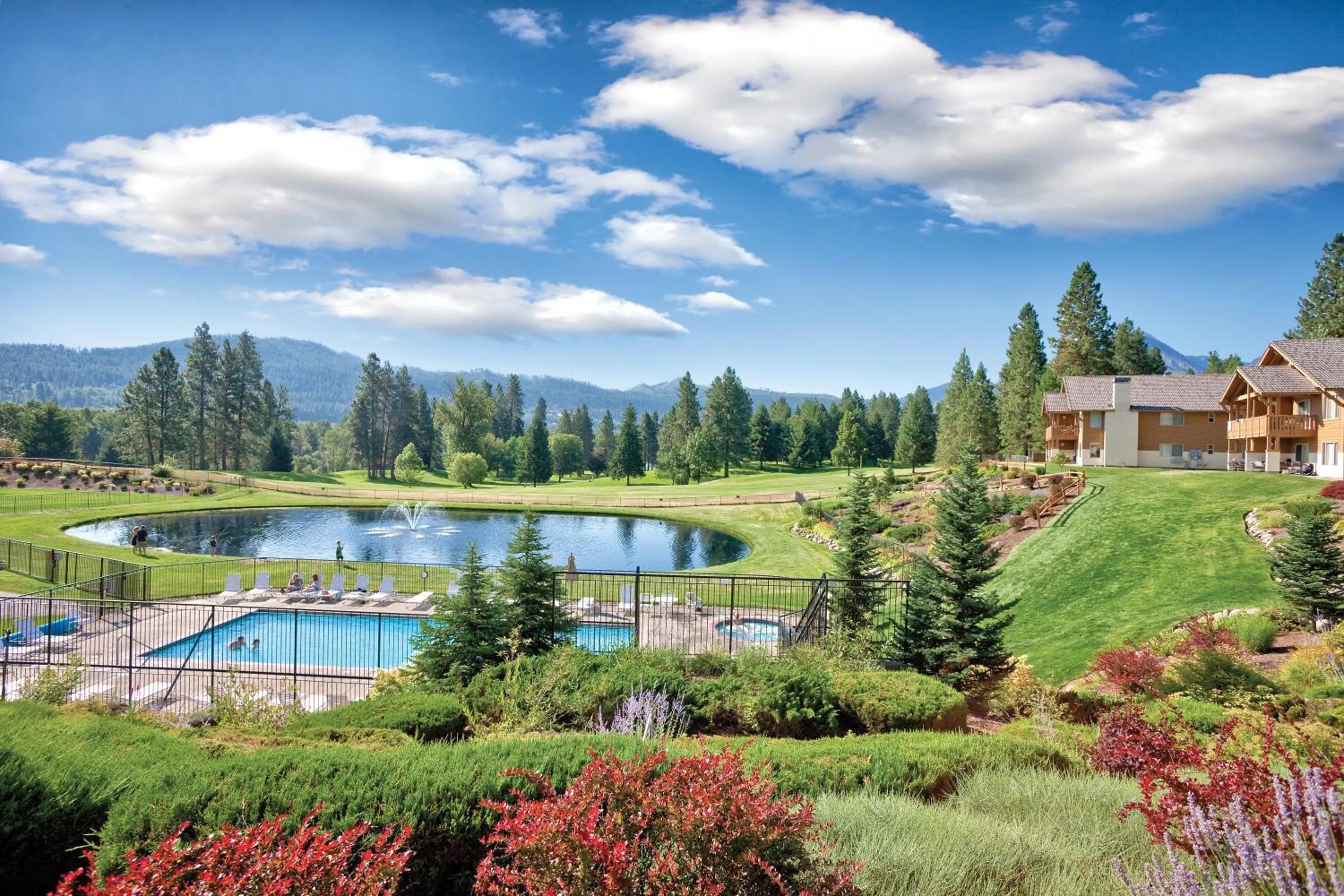 Garden in WorldMark Leavenworth
