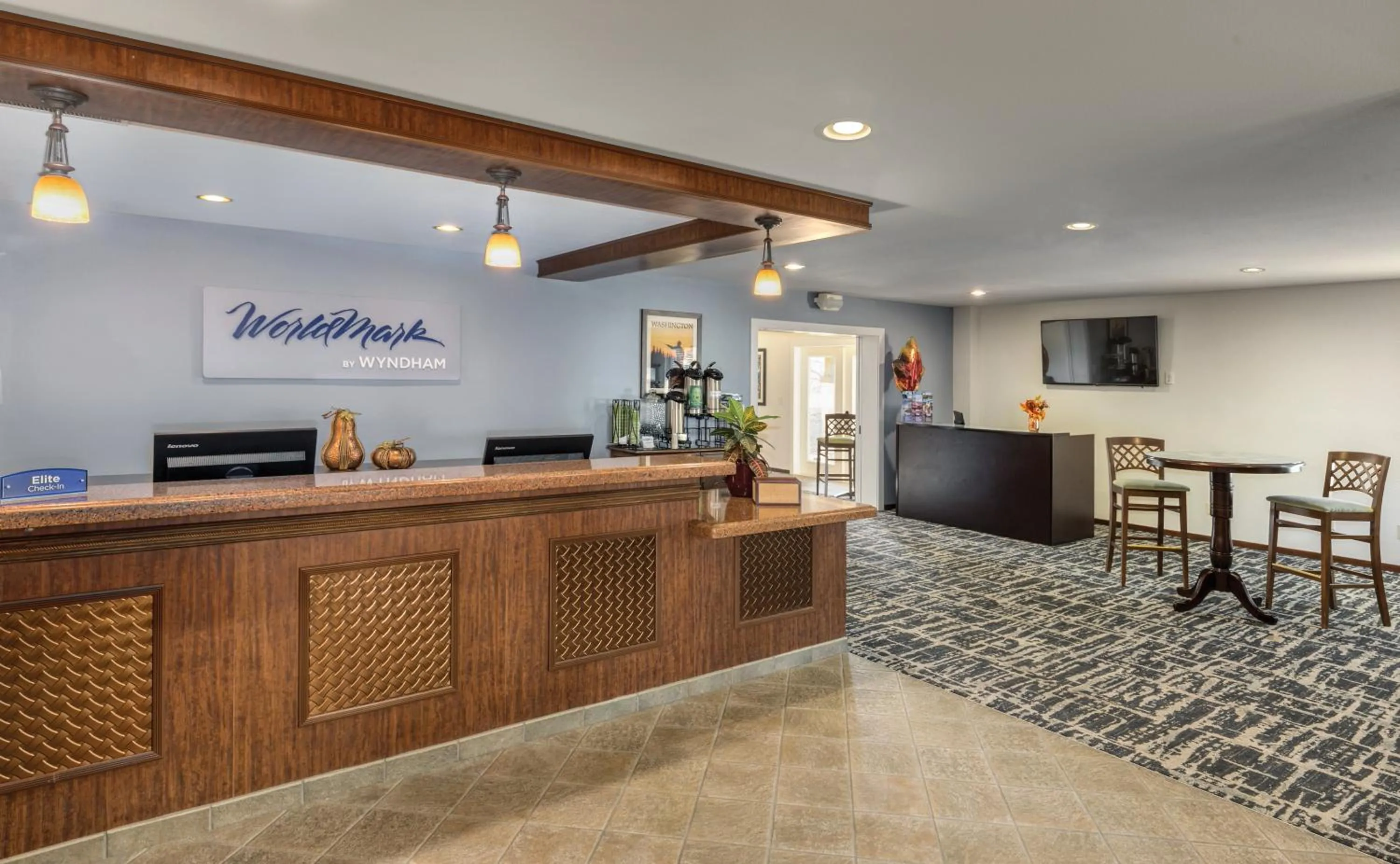 Lobby or reception in WorldMark Leavenworth