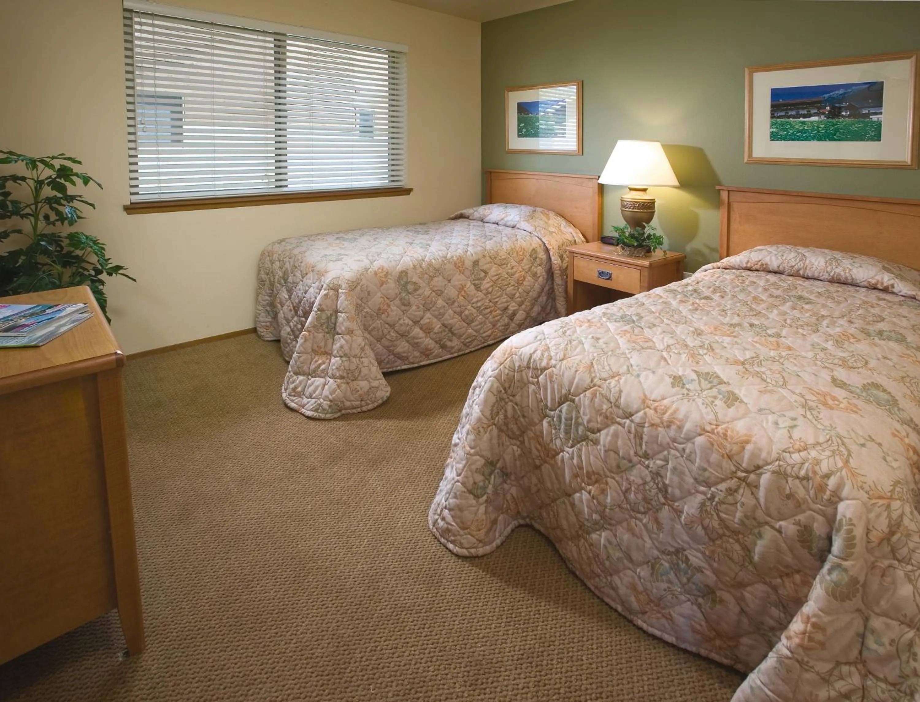 Bed in WorldMark Leavenworth