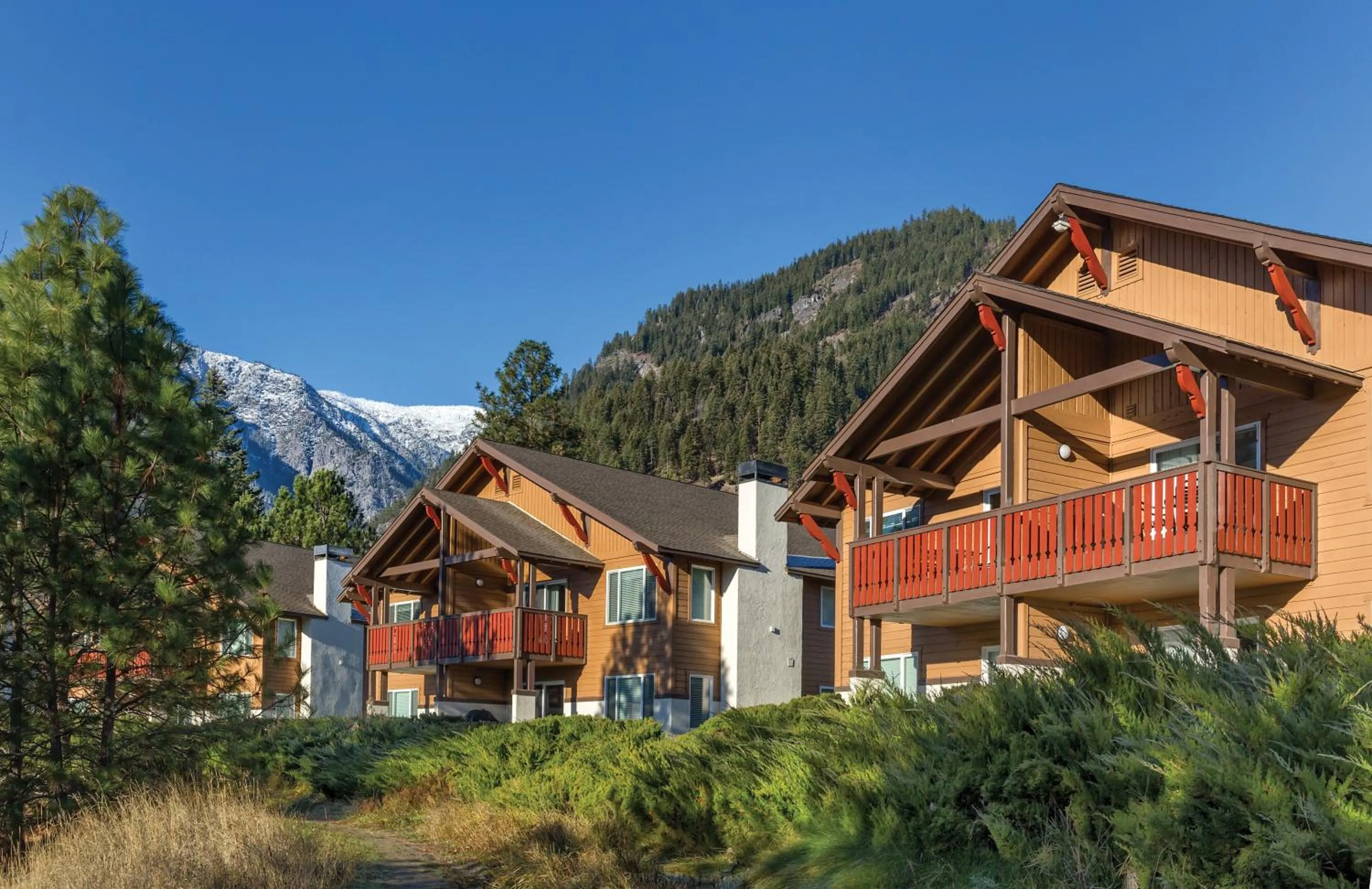Facade/entrance in WorldMark Leavenworth