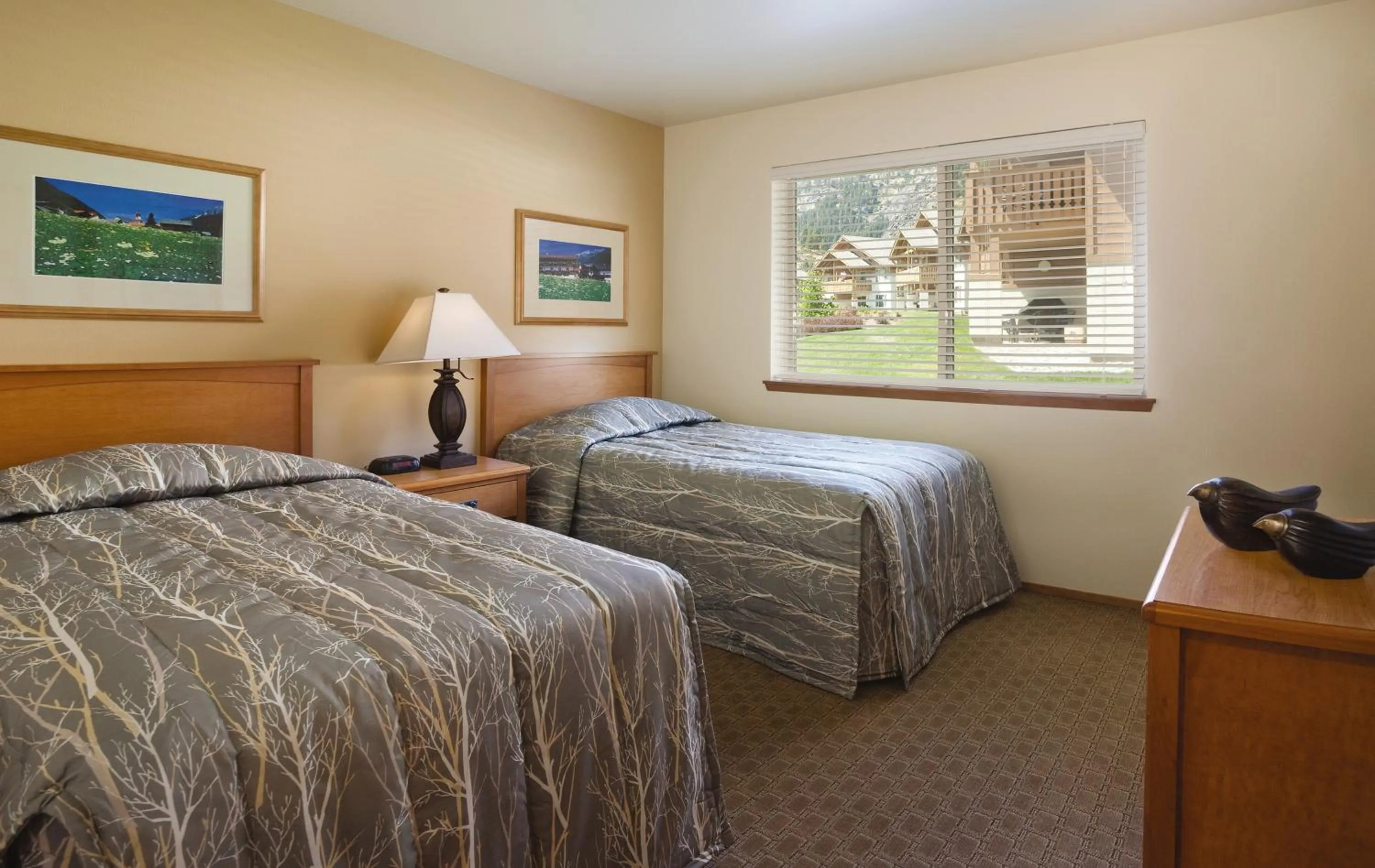 Bed in WorldMark Leavenworth