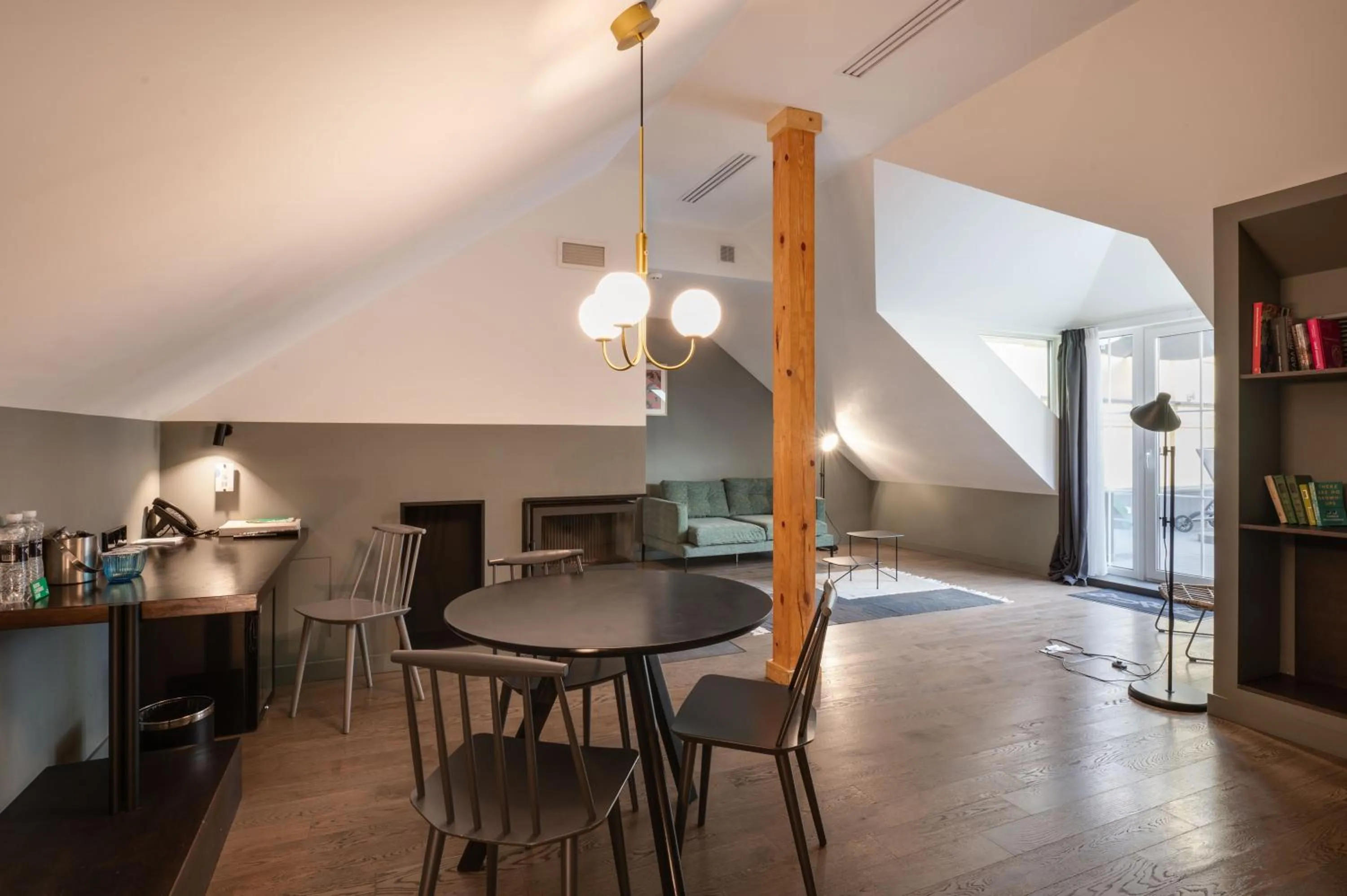 Seating area in BURSA Hotel Kyiv