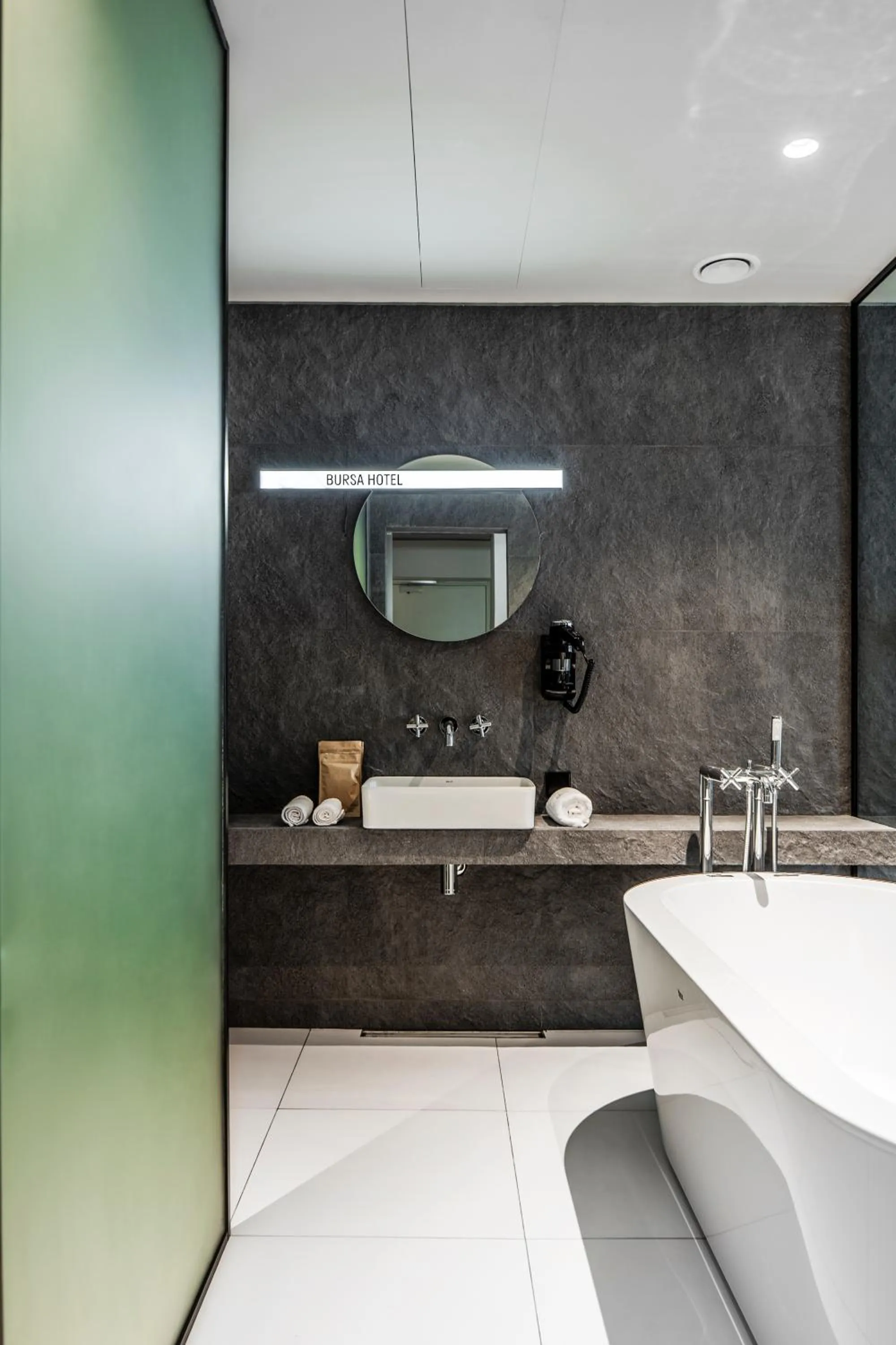 Bathroom in BURSA Hotel Kyiv