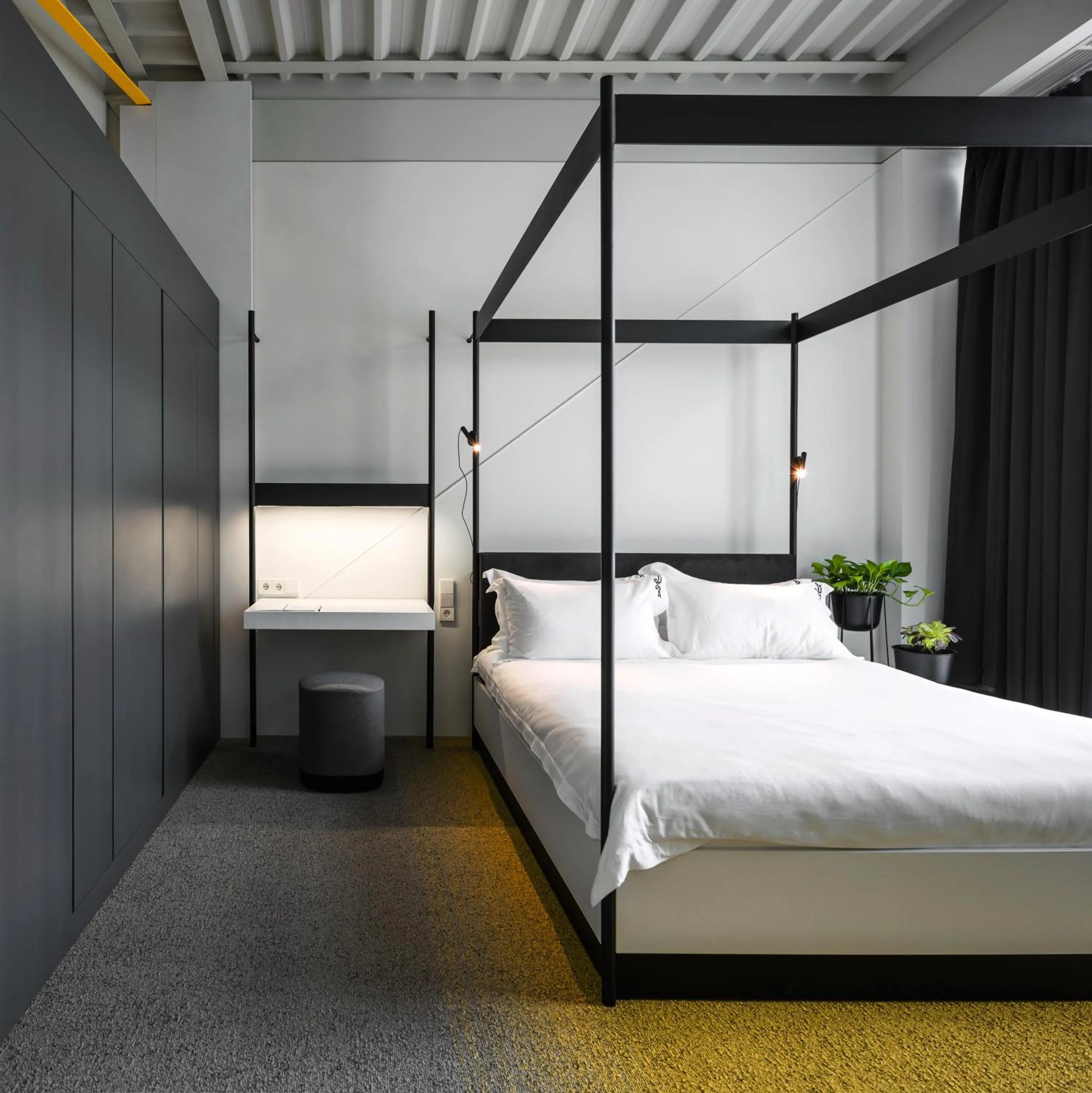 Bedroom, Bed in BURSA Hotel Kyiv