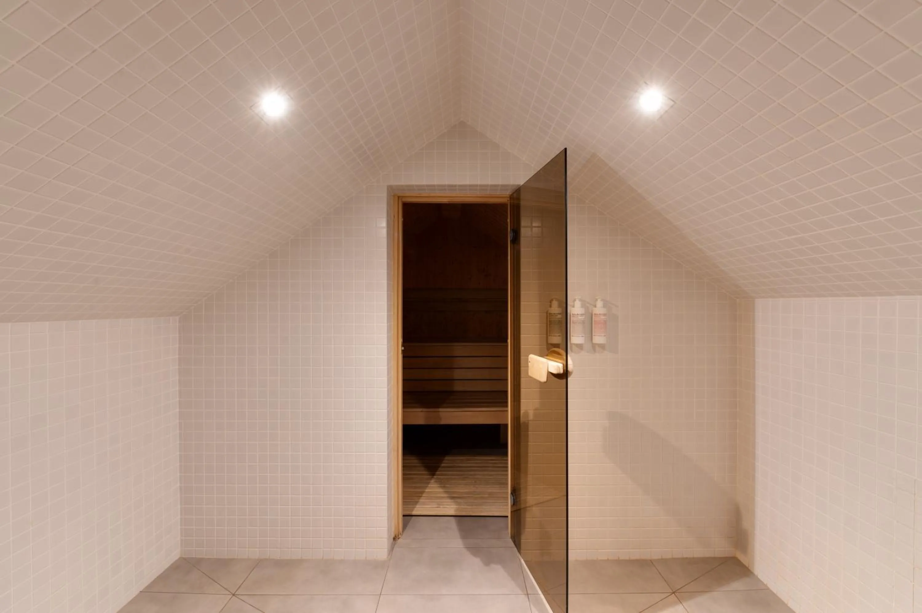 Sauna in BURSA Hotel Kyiv