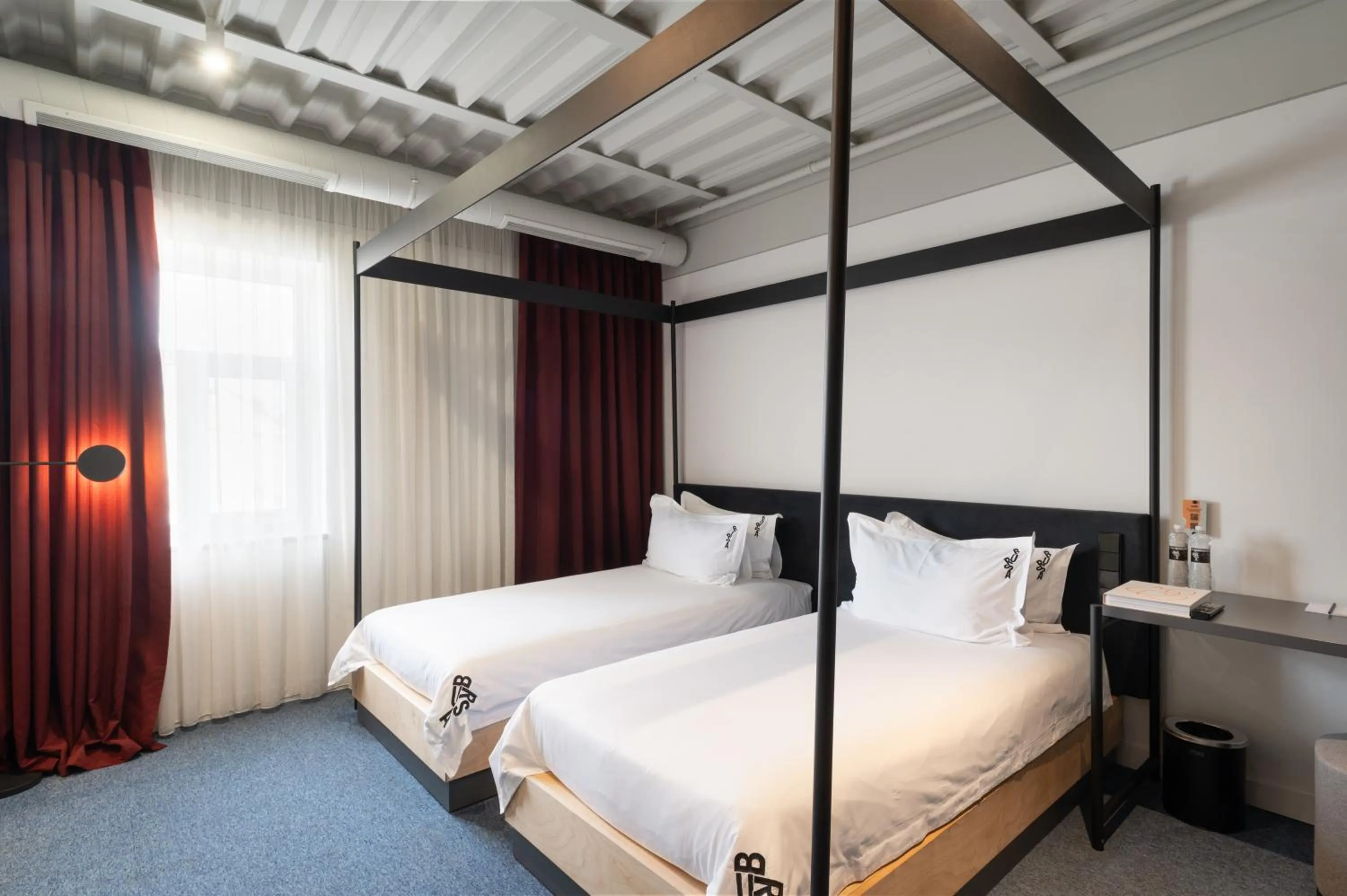 Bed in BURSA Hotel Kyiv