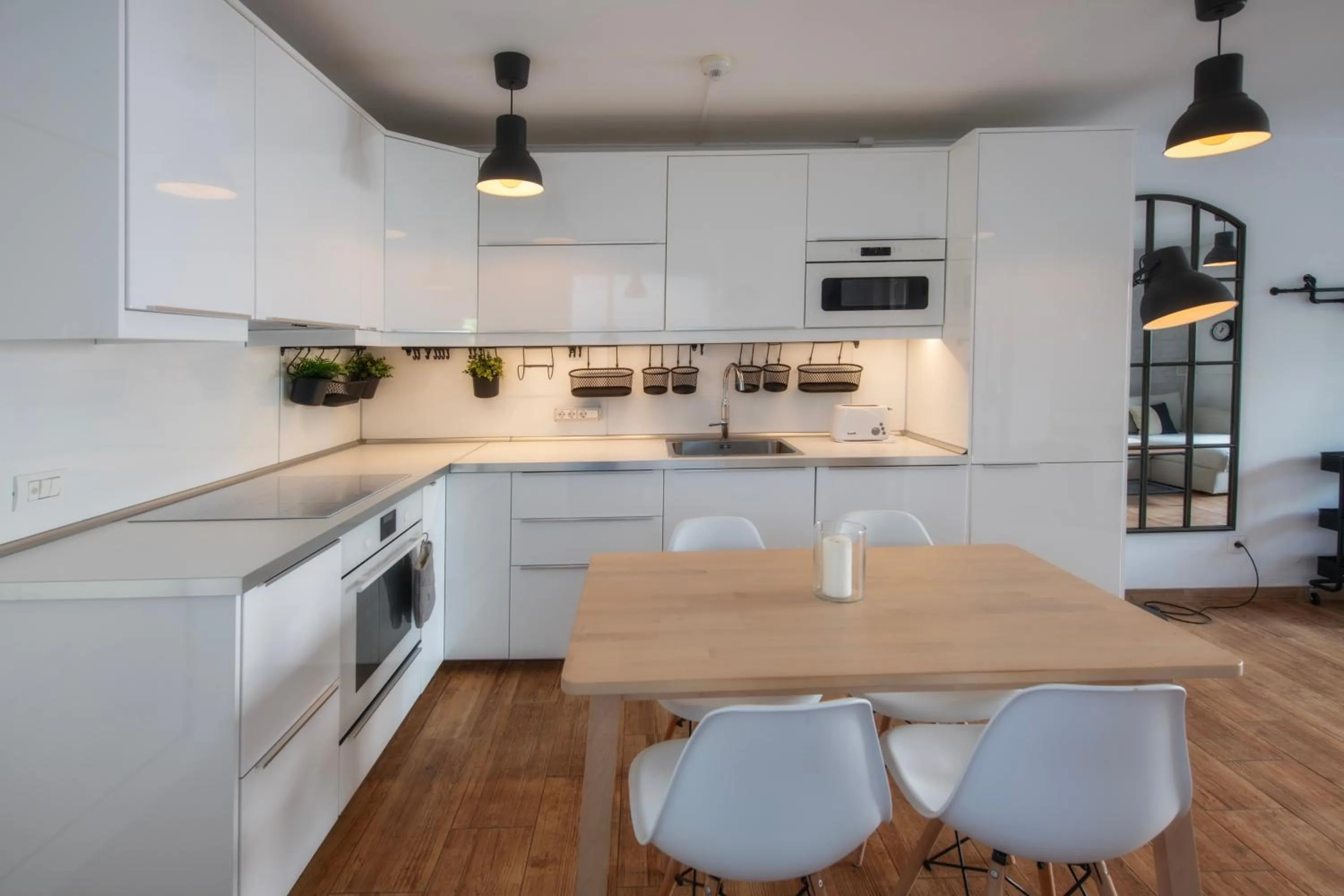 Kitchen or kitchenette in Apartamentos Los Rosales