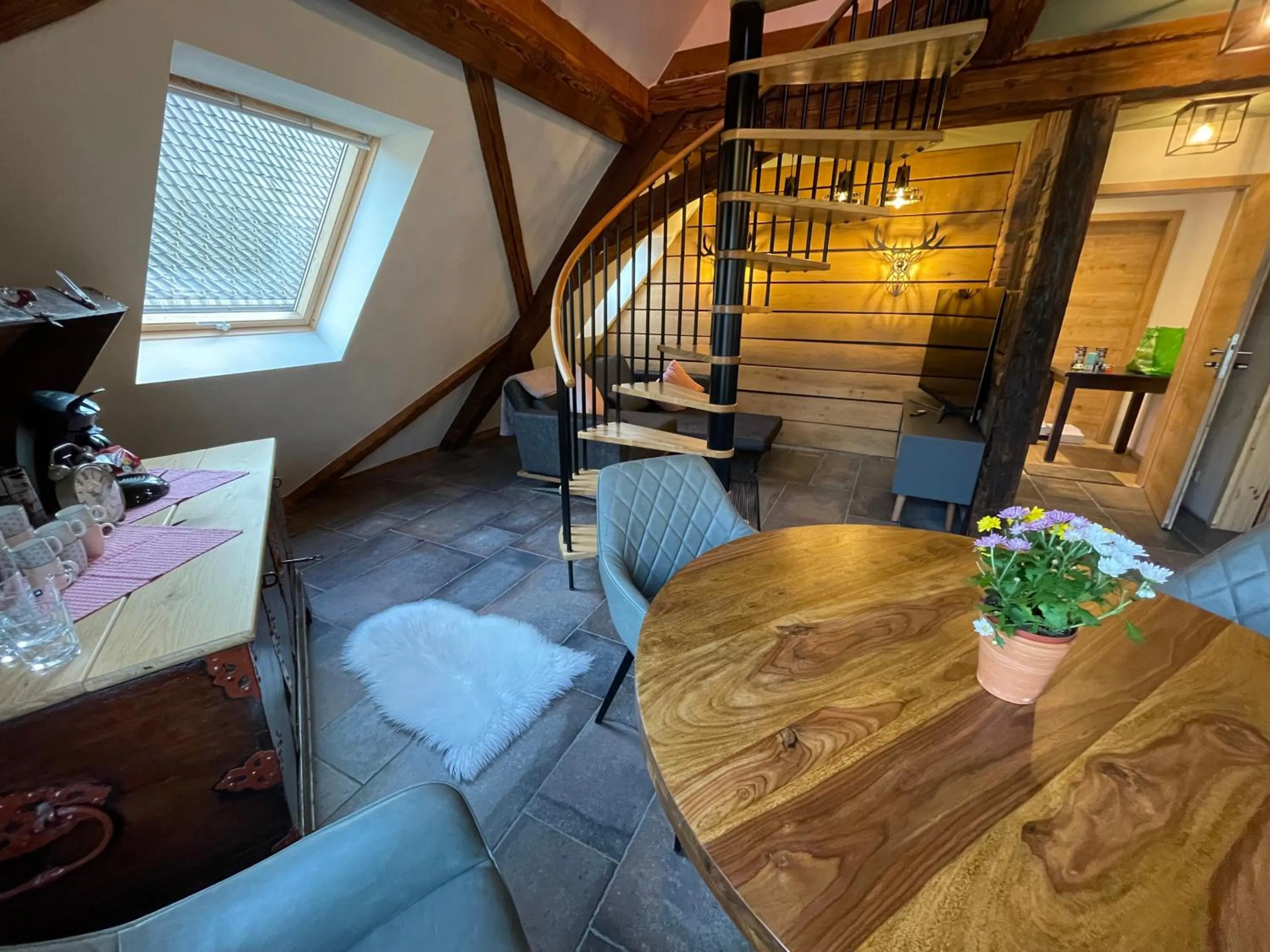Living room in Muggel Apartments