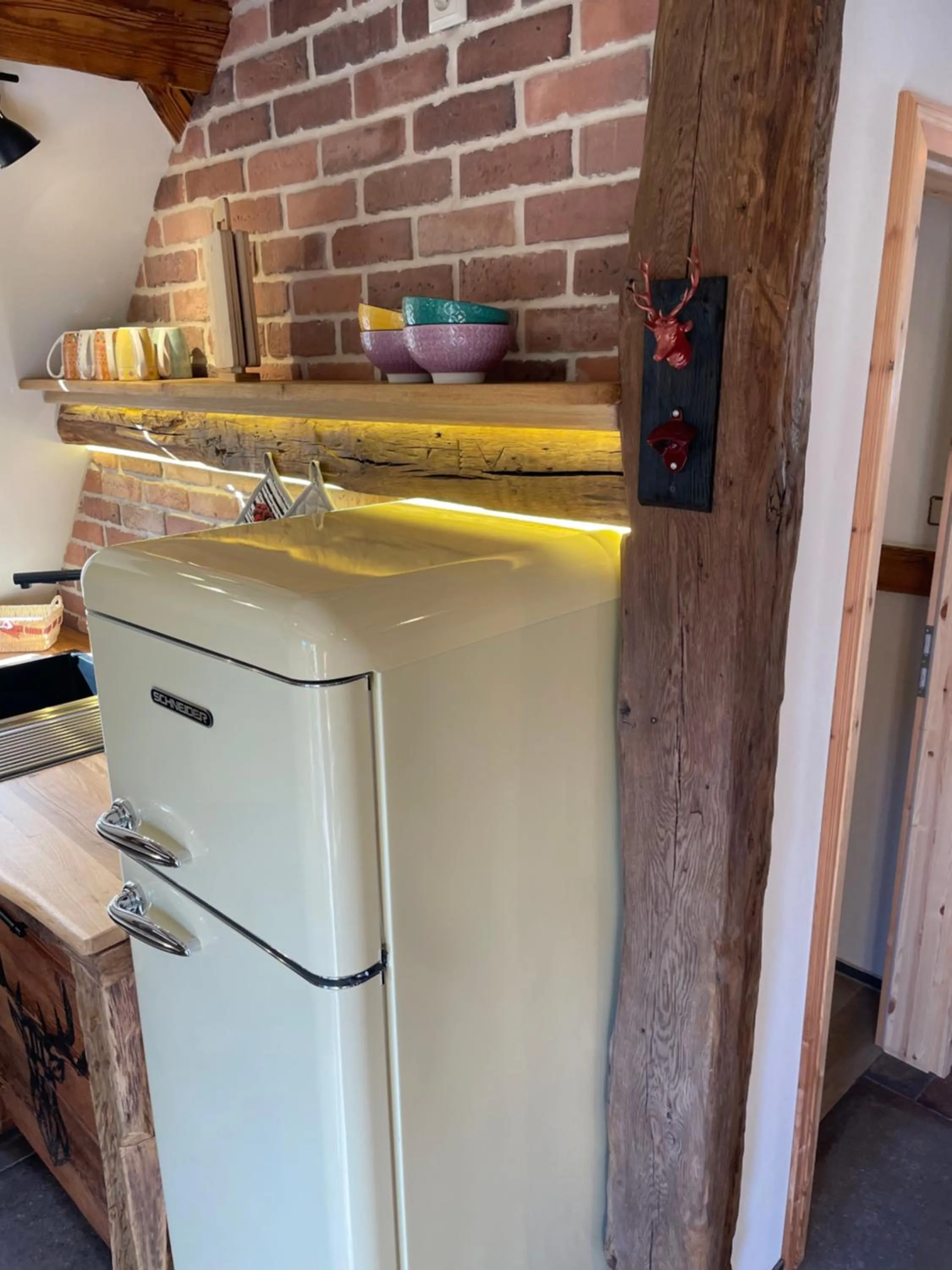 kitchen in Muggel Apartments