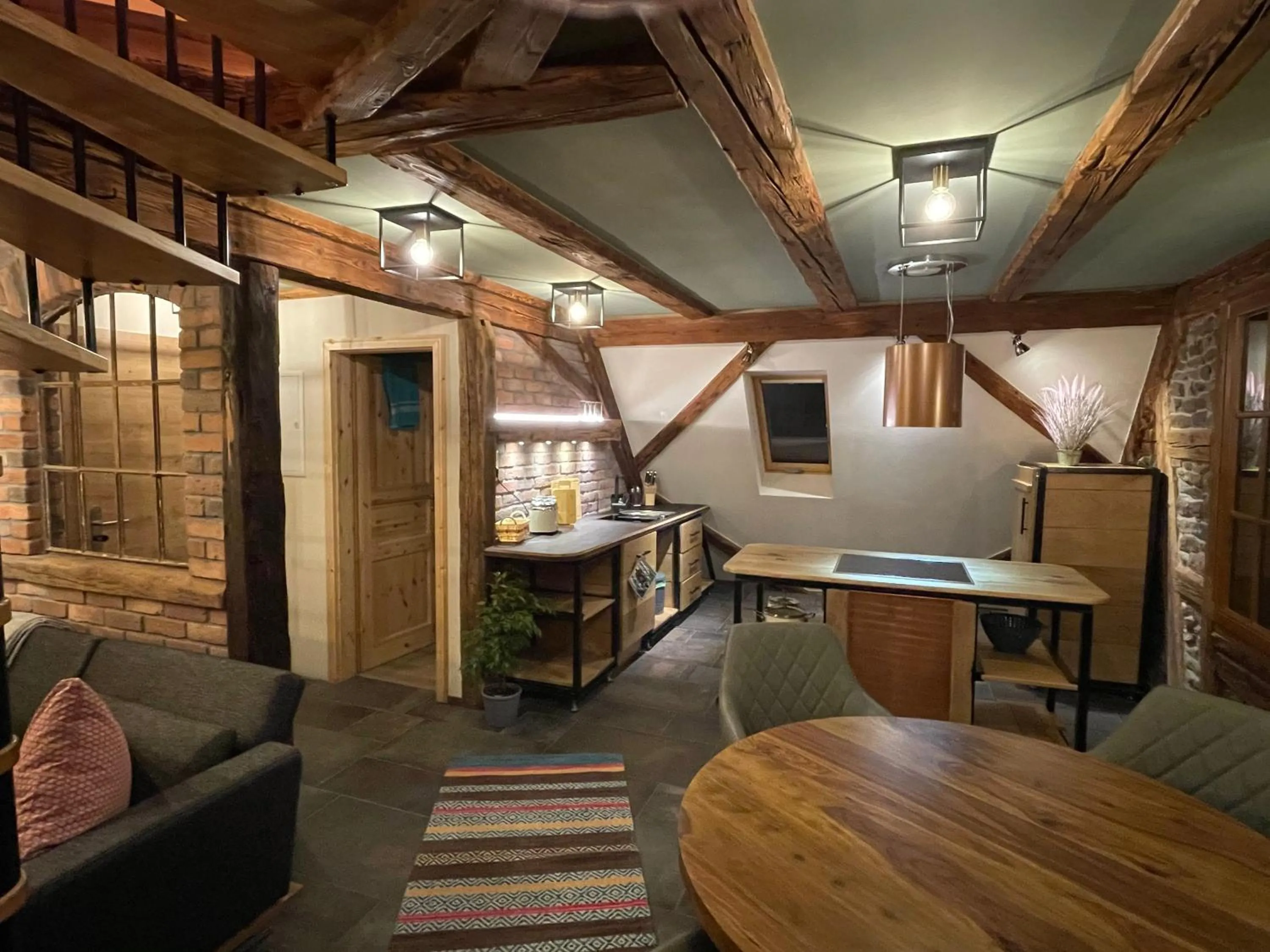 kitchen in Muggel Apartments