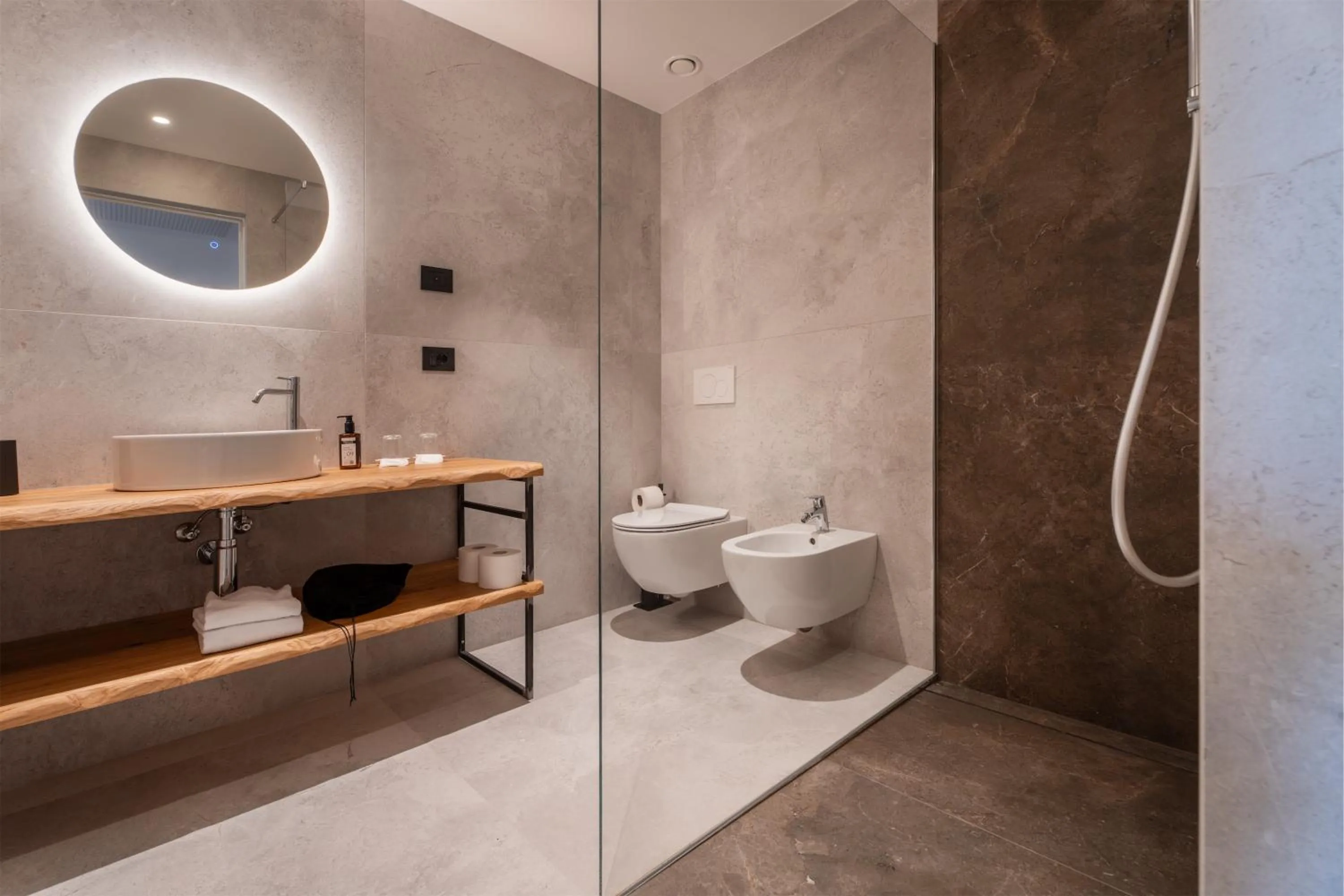 Bathroom in Locanda Restel De Fer