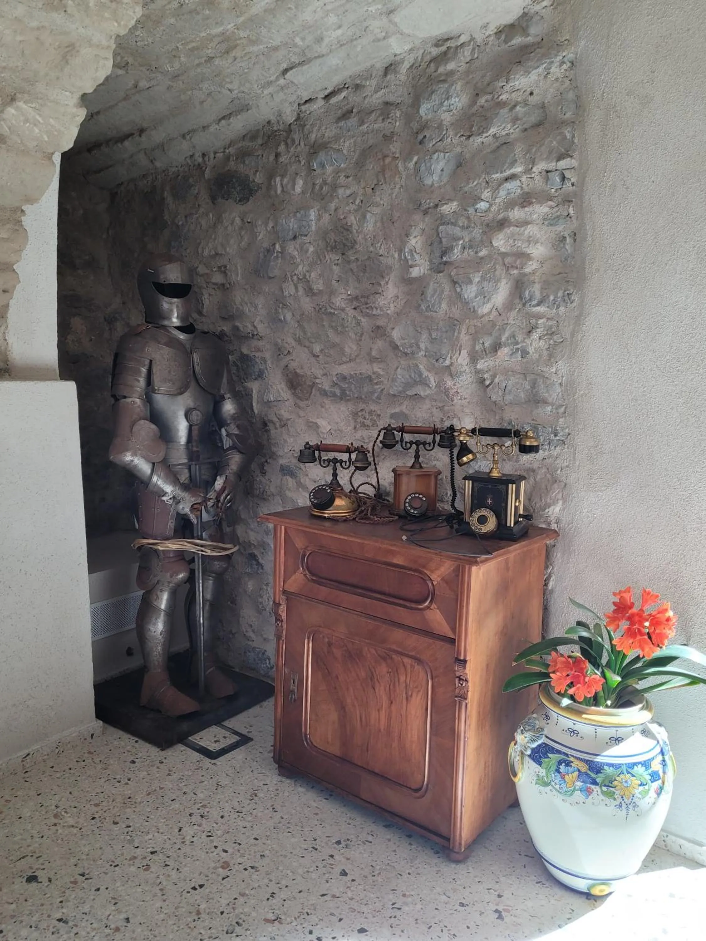 Lobby or reception in Locanda Restel De Fer