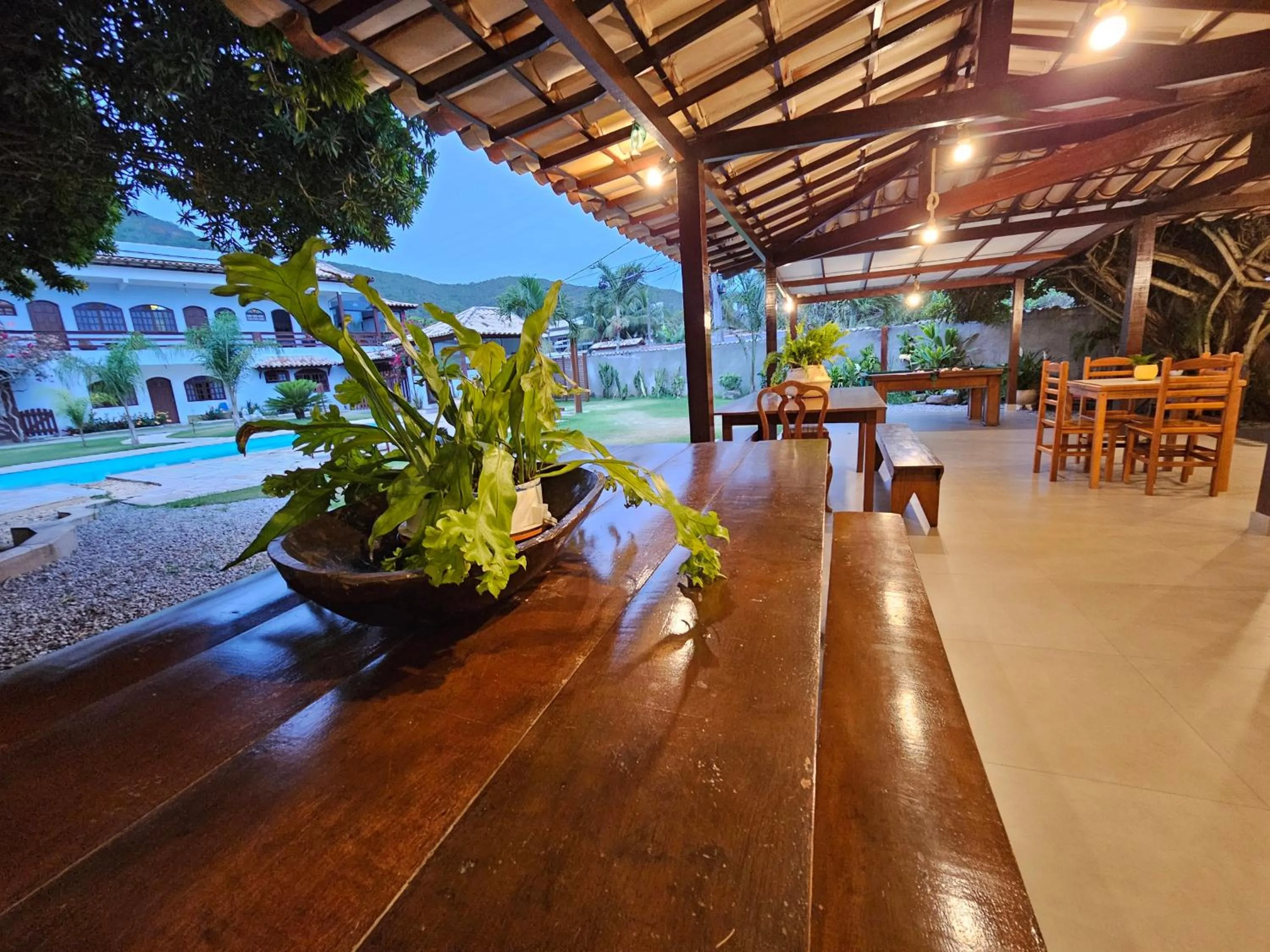 Pool view in Pousada Recanto Das Emerências