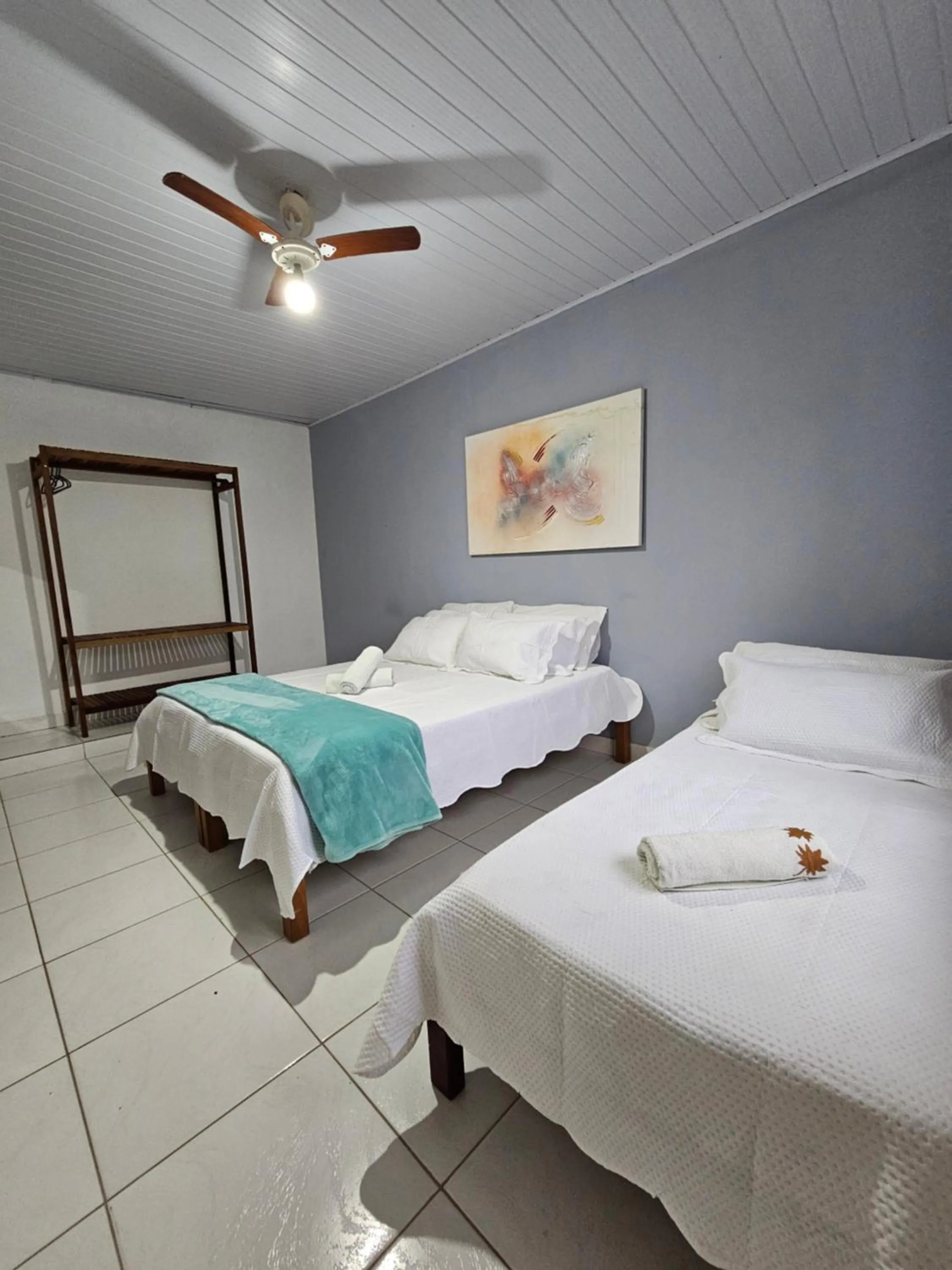 Bed in Pousada Recanto Das Emerências