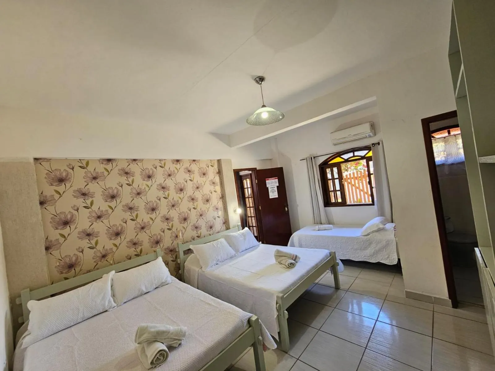 Bed in Pousada Recanto Das Emerências