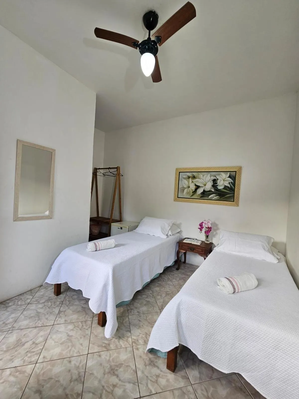 Bed in Pousada Recanto Das Emerências