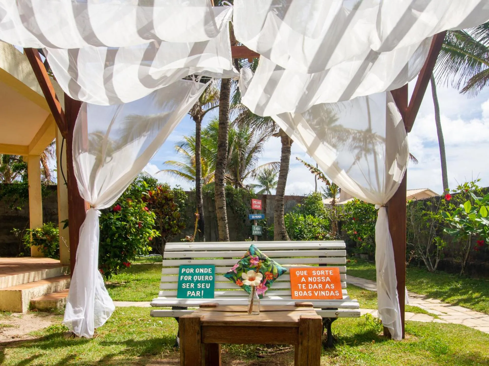 Garden in Pousada Hibiscus