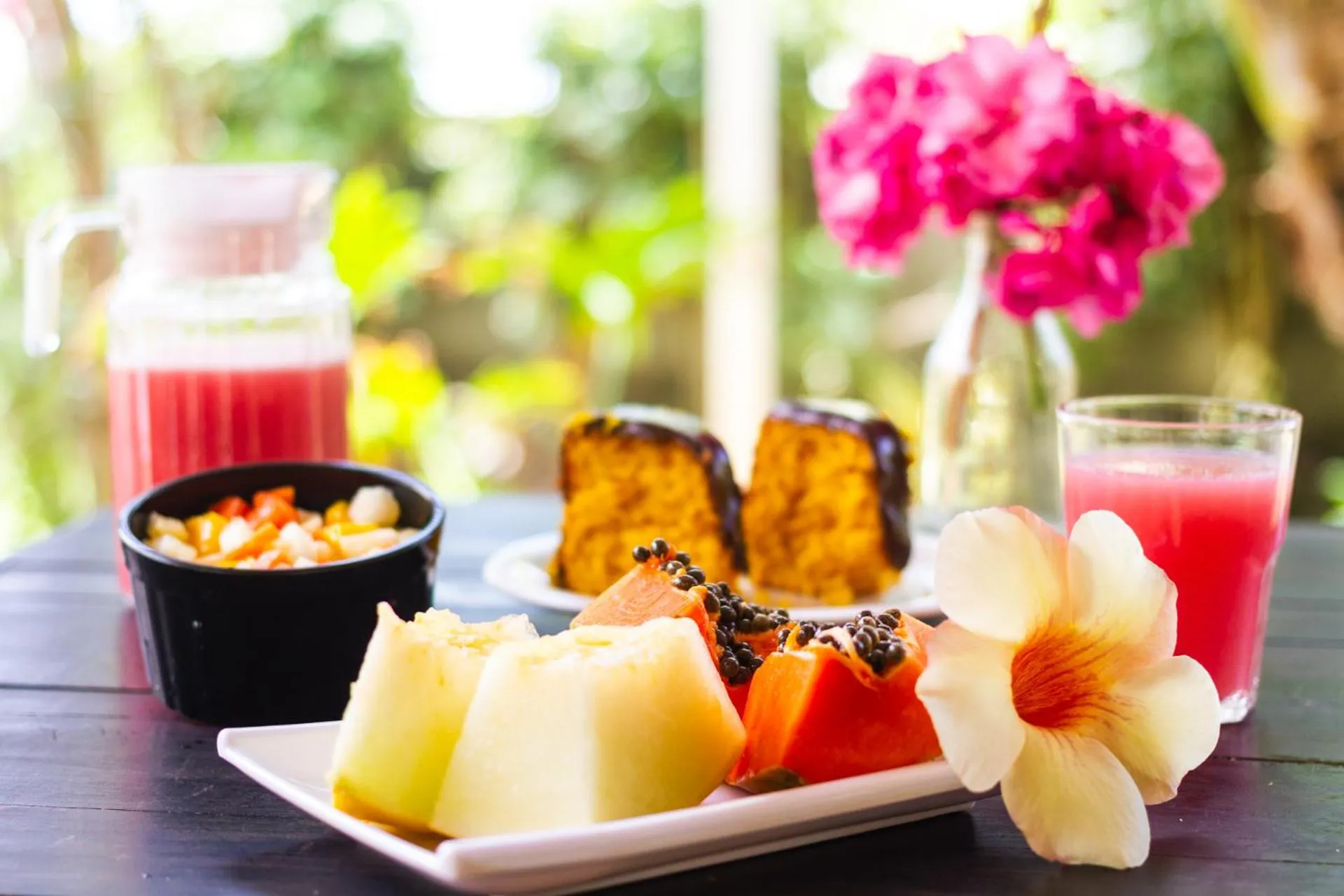 Breakfast in Pousada Hibiscus