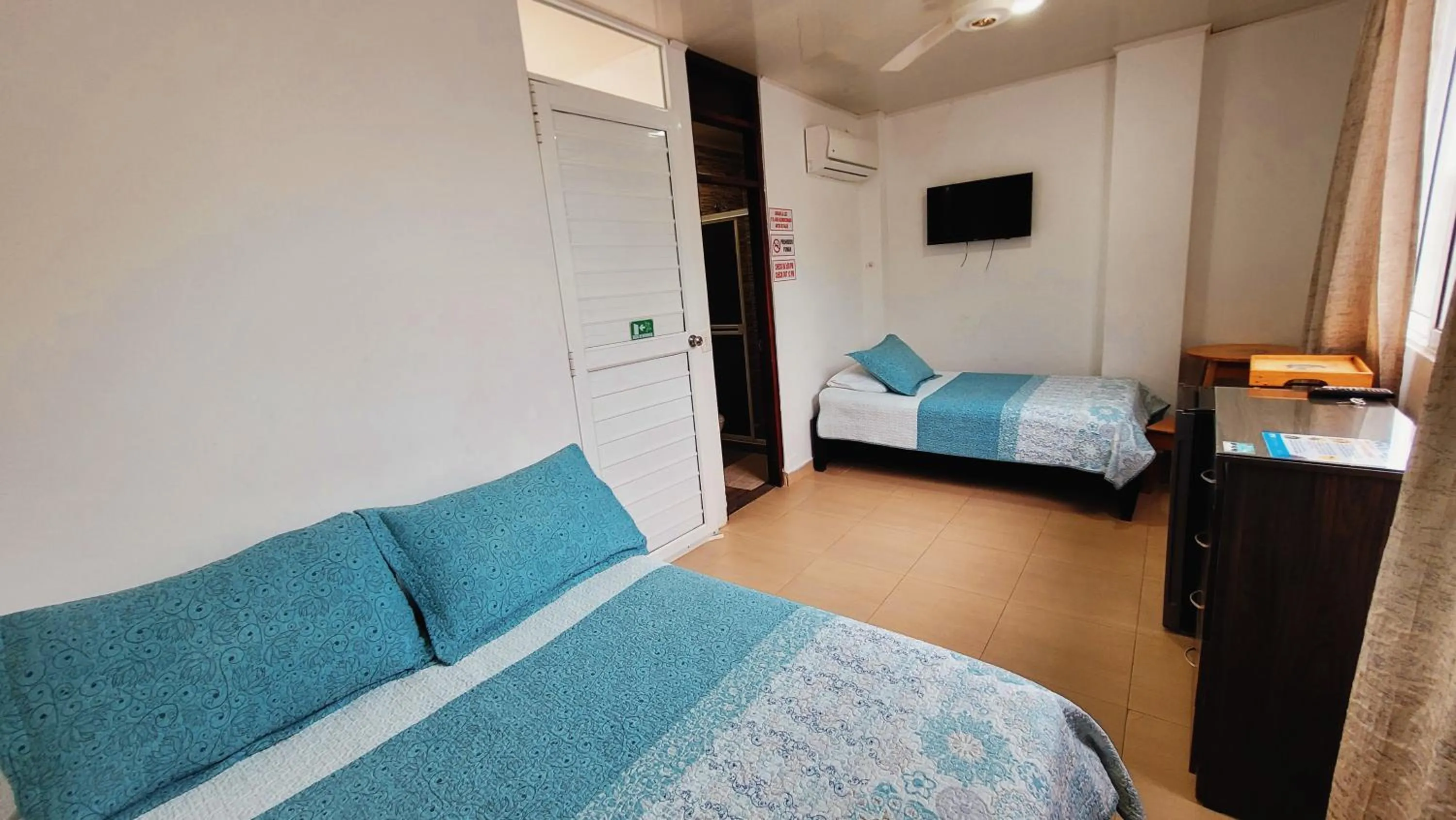 Bed in Hotel Olas