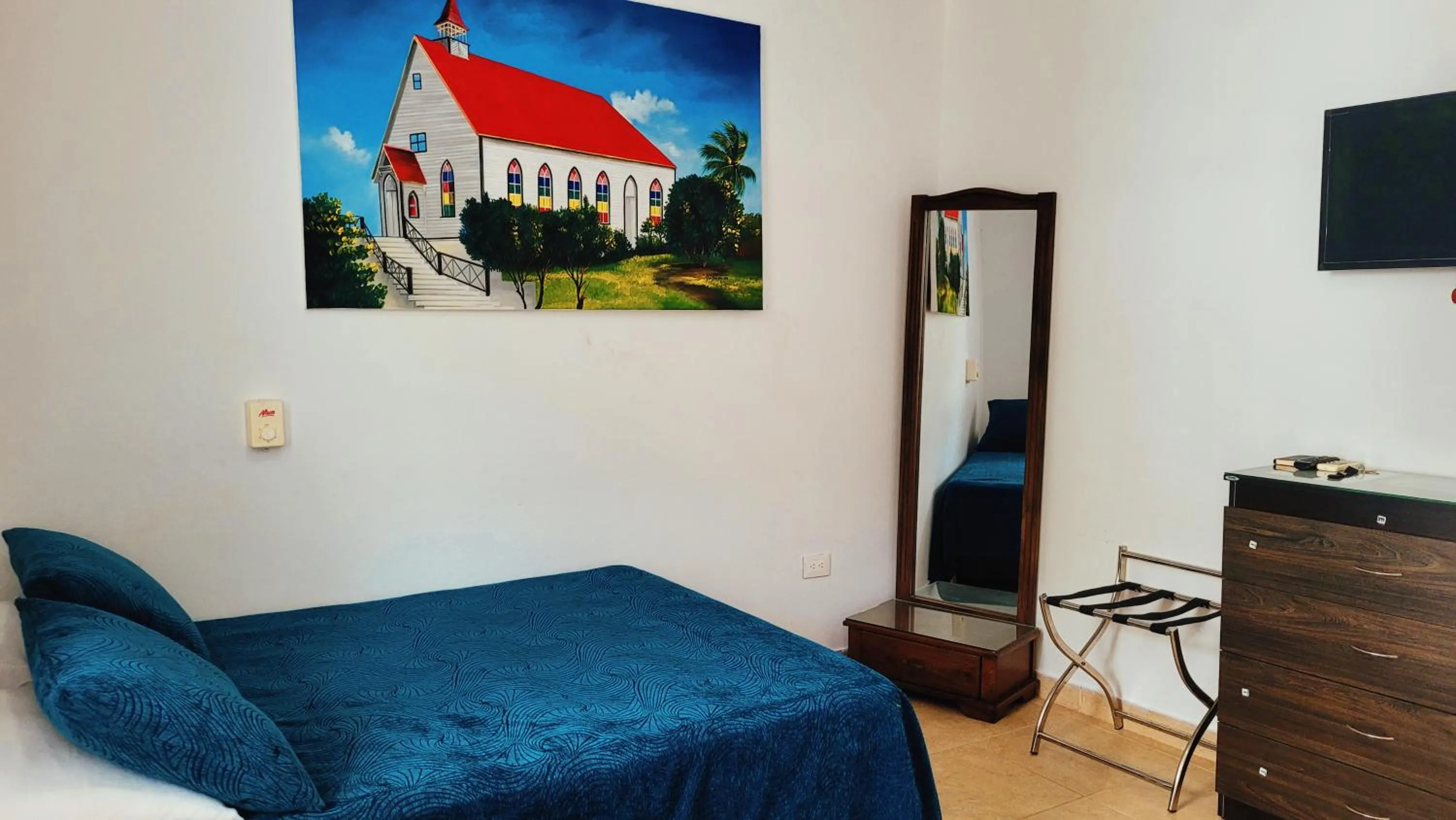Bed in Hotel Olas