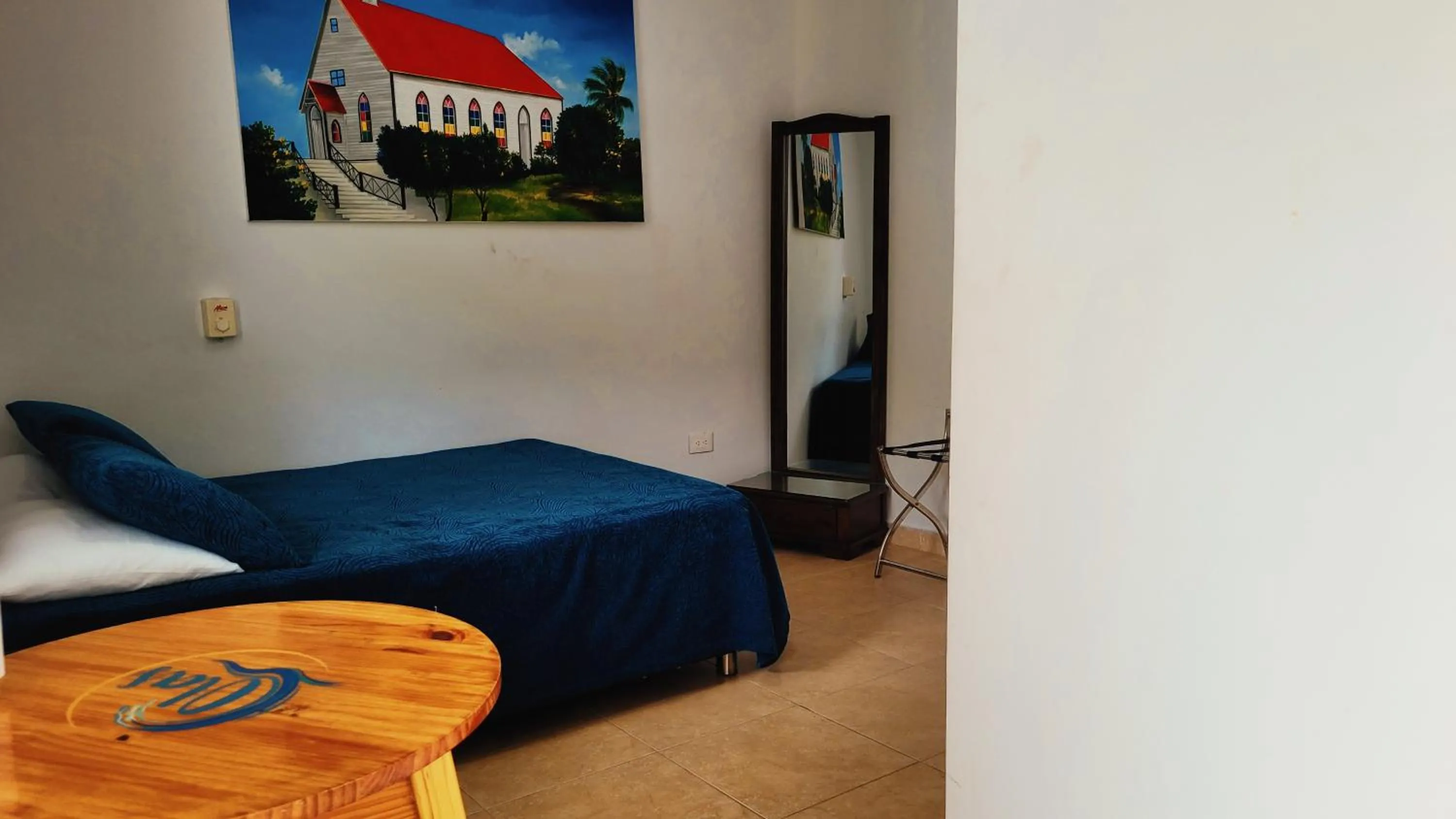 Bed in Hotel Olas