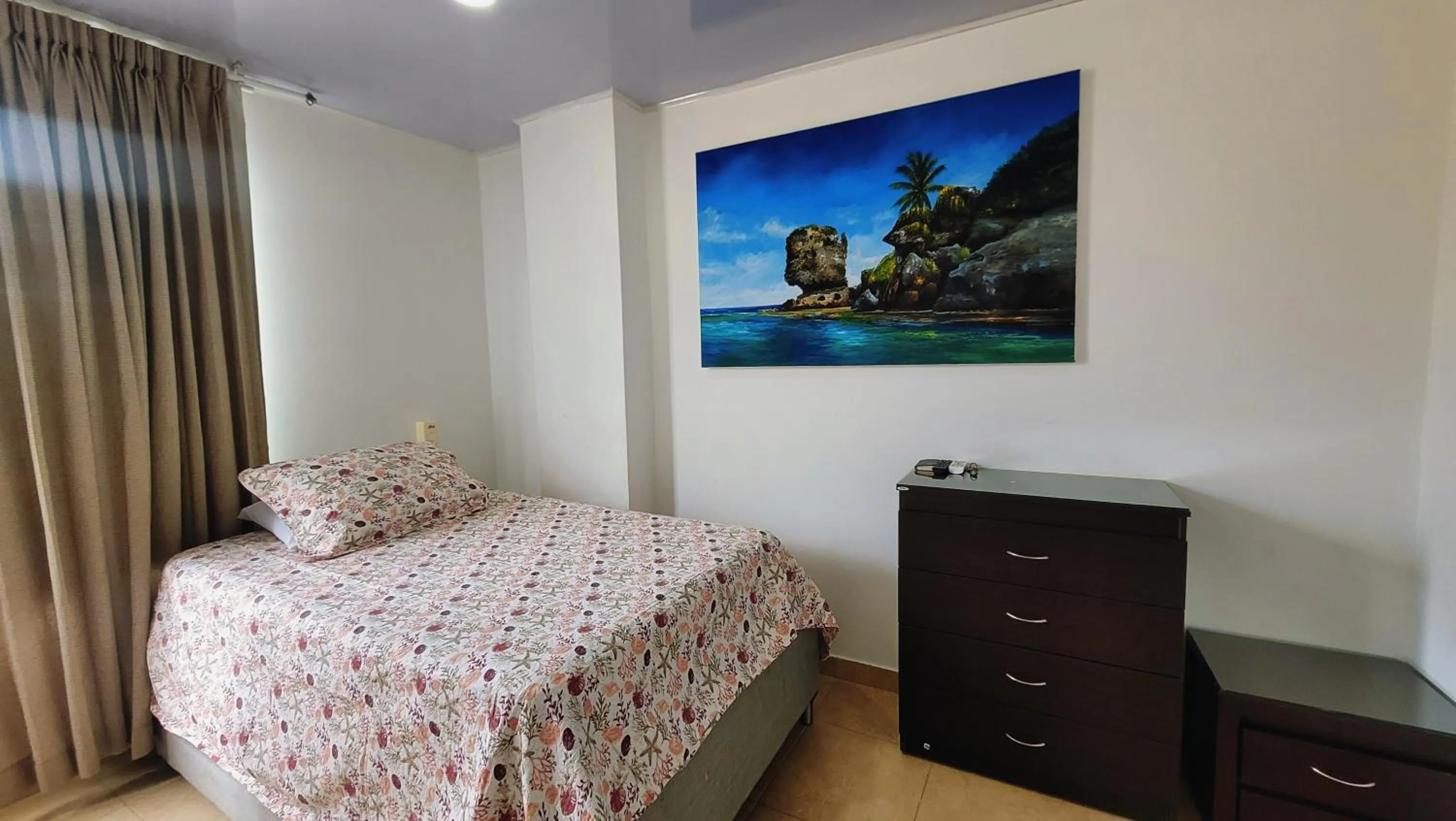 Bed in Hotel Olas