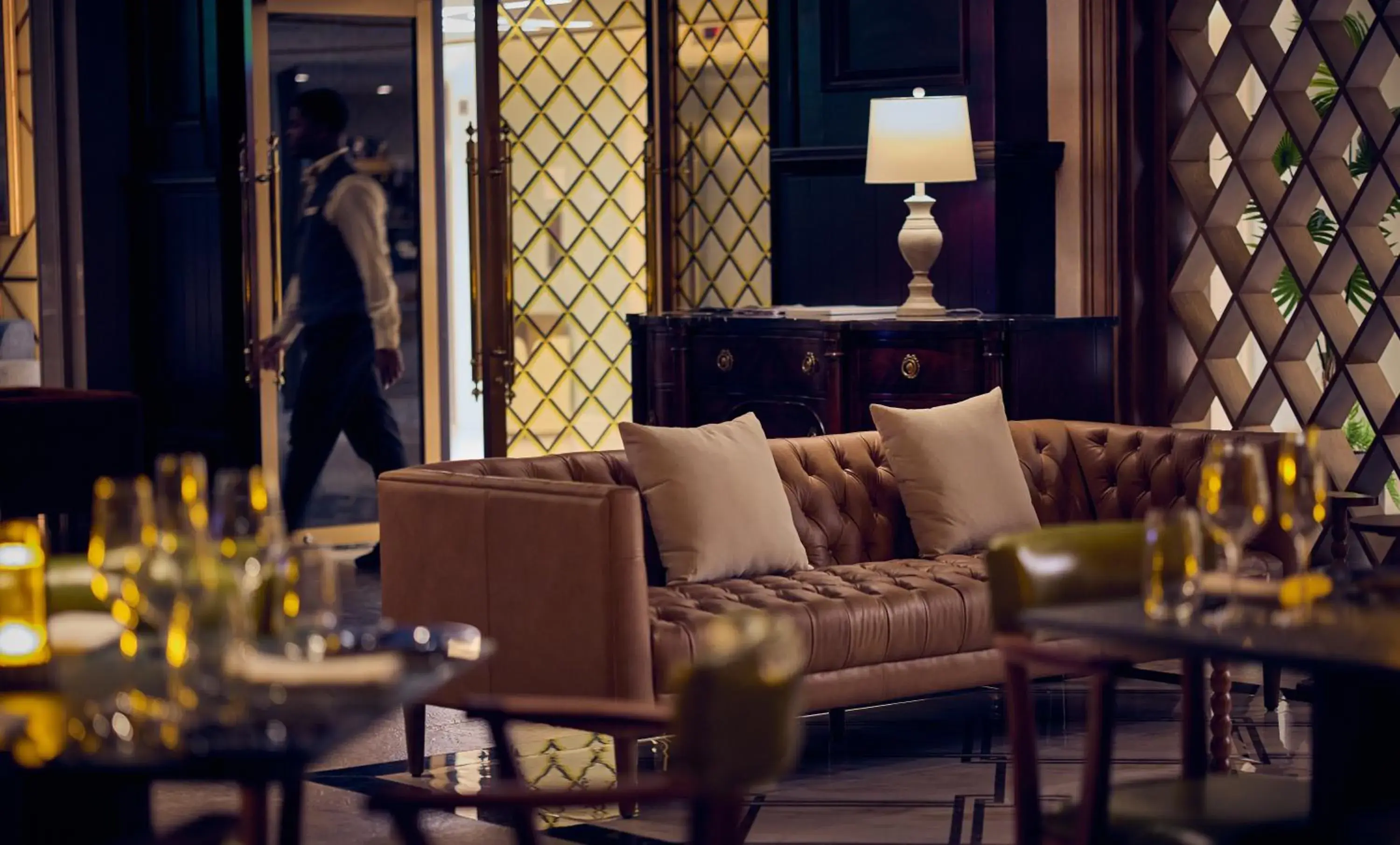 Lounge or bar in British Colonial Nassau Lounge or bar in British Colonial Nassau