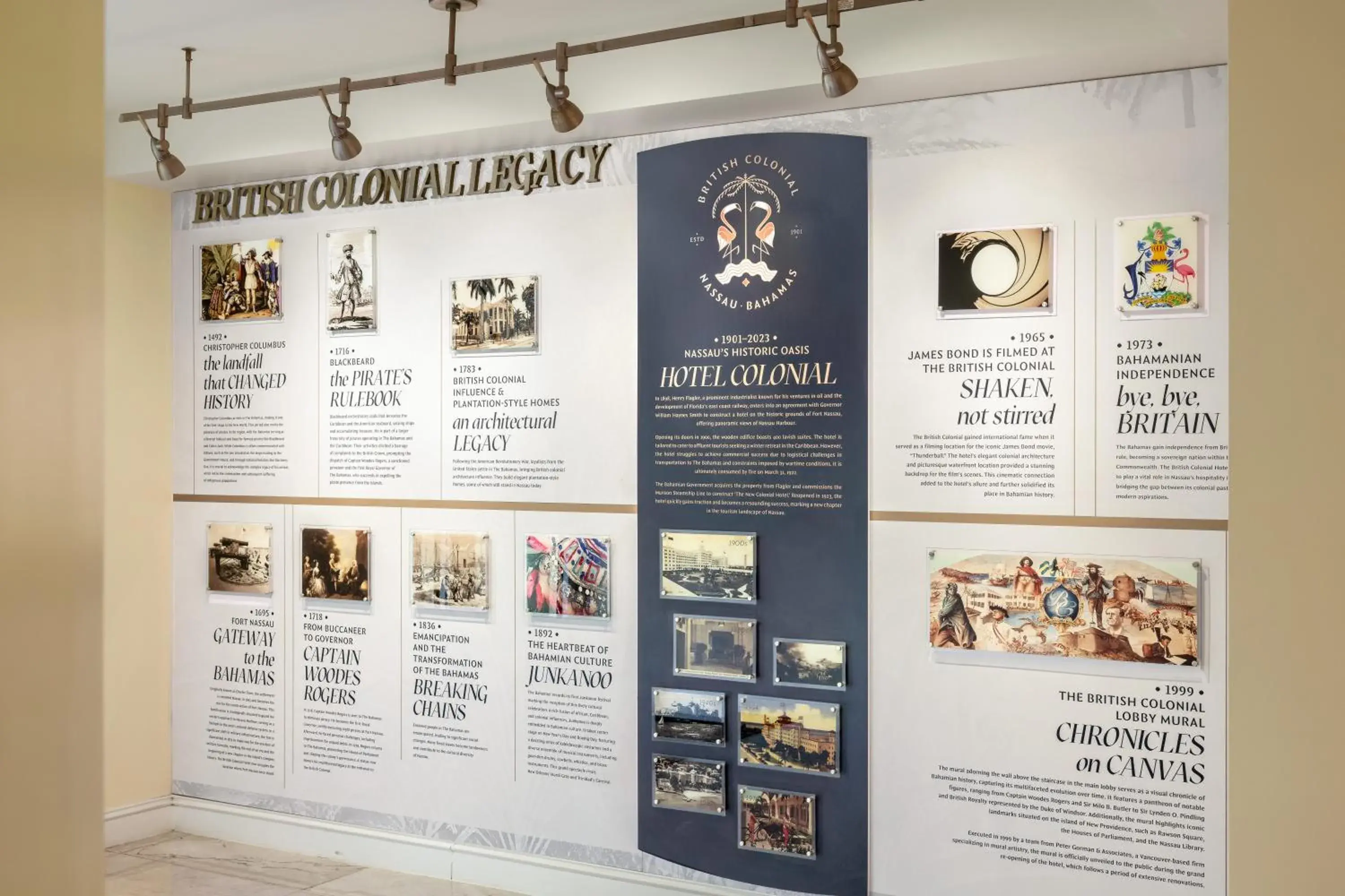 Lobby or reception in British Colonial Nassau Lobby or reception in British Colonial Nassau