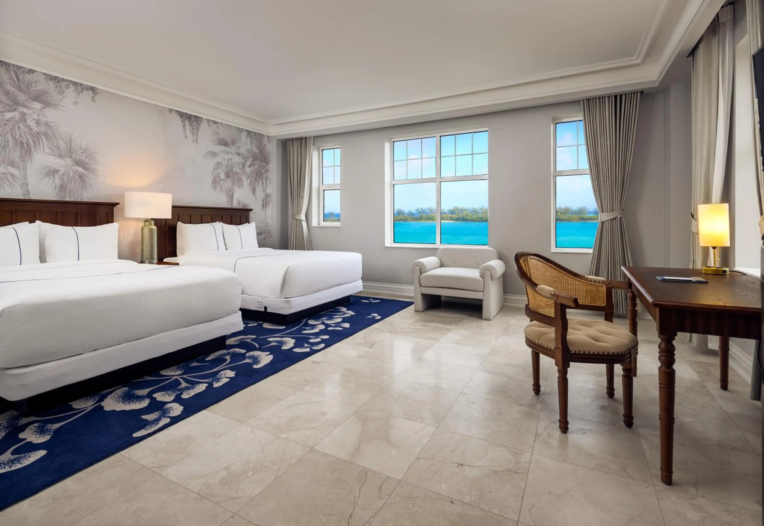 Bed in British Colonial Nassau