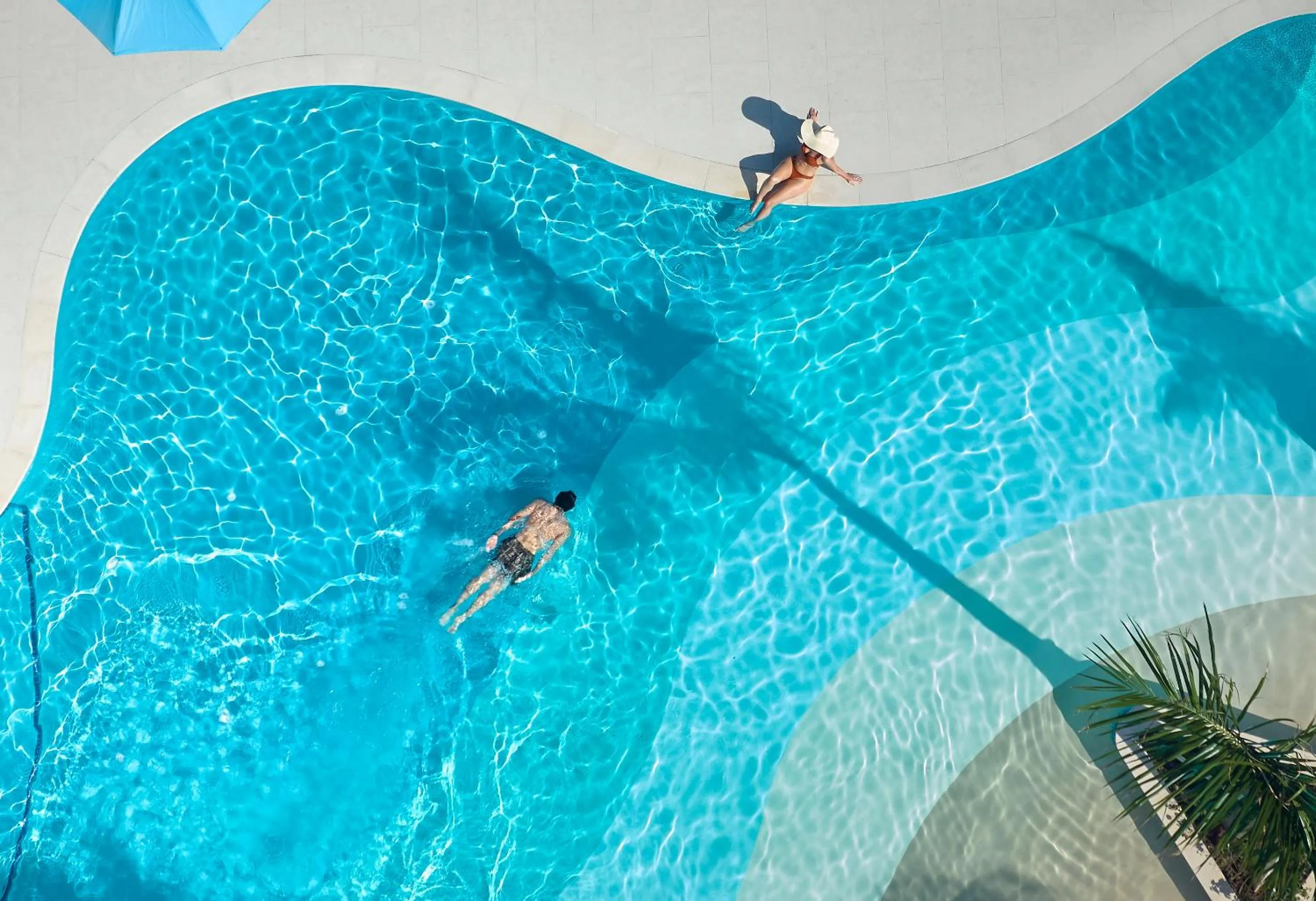 Bird's eye view in British Colonial Nassau