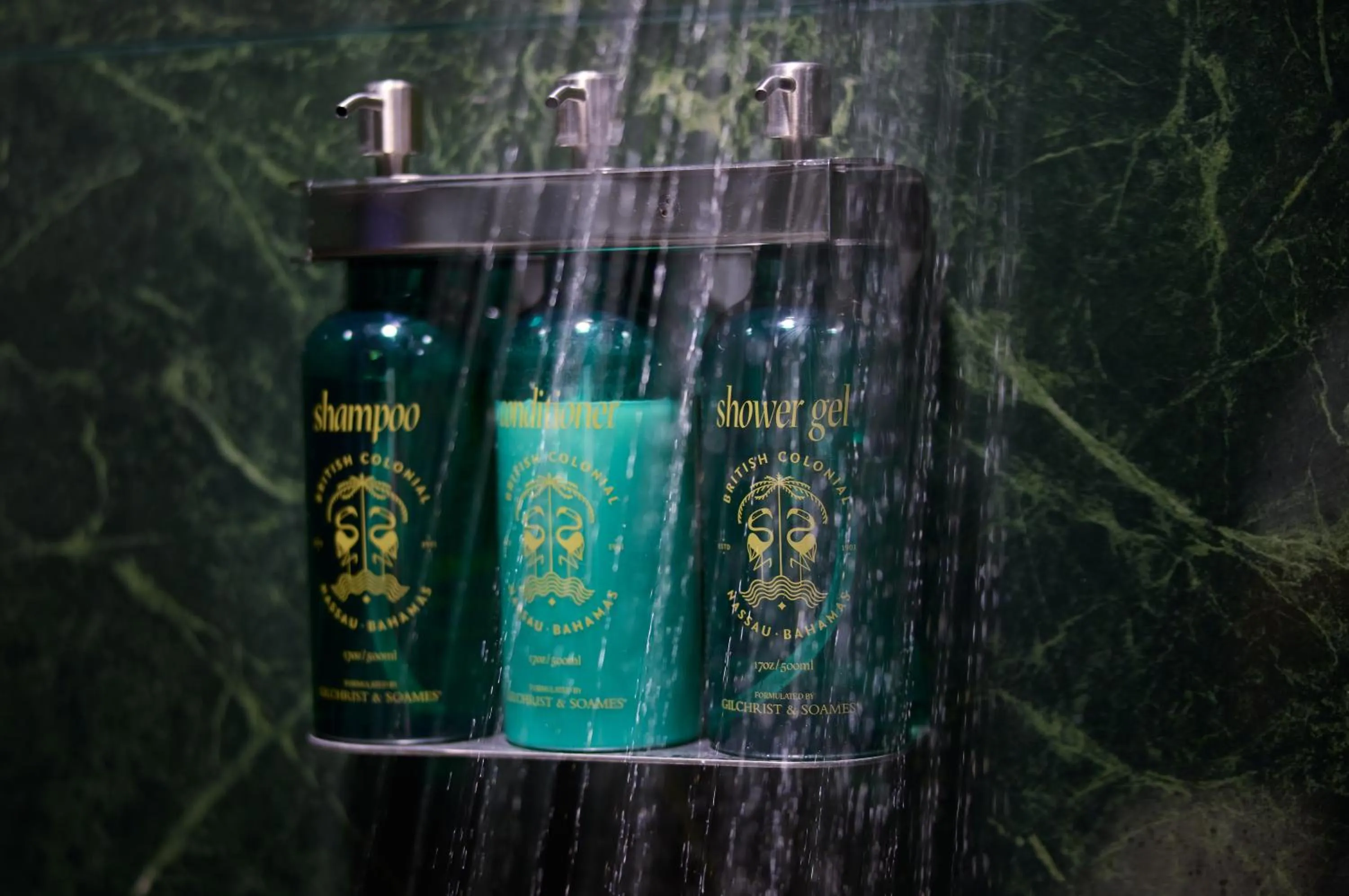 Shower in British Colonial Nassau