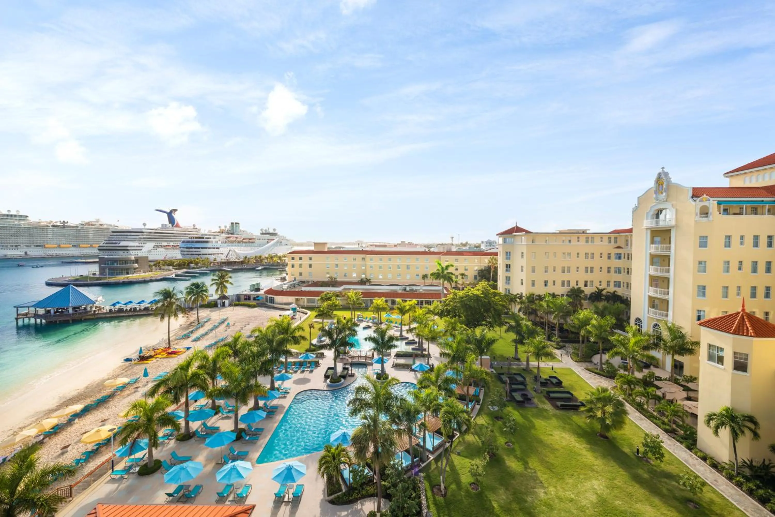 Pool view in British Colonial Nassau