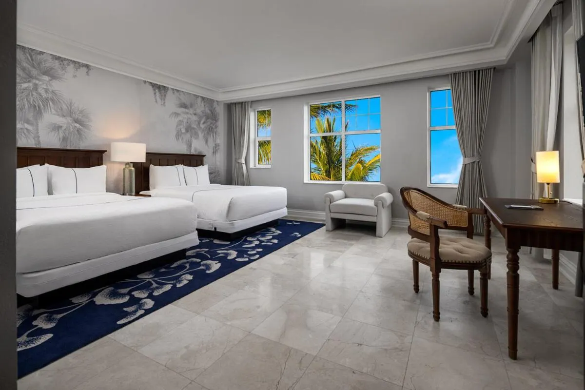 Bed in British Colonial Nassau