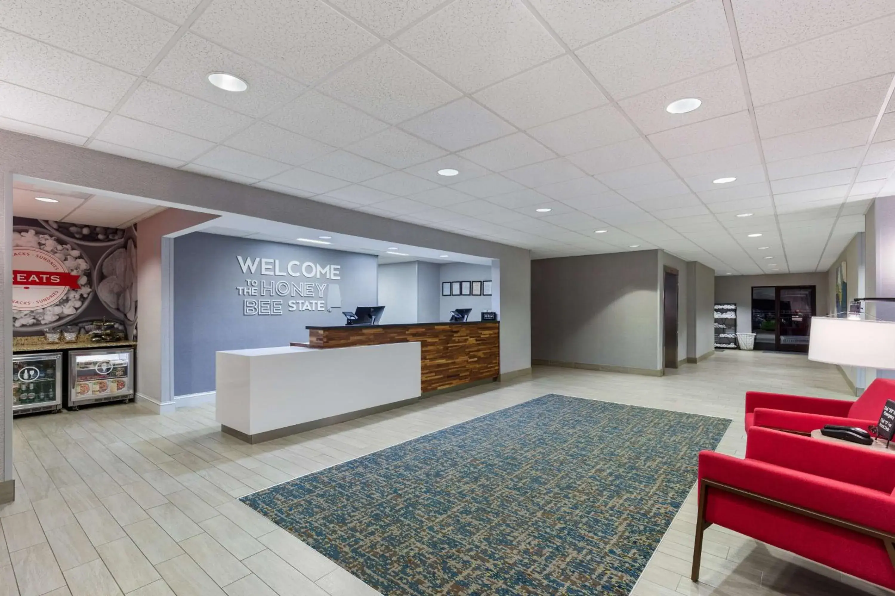 Lobby or reception in Hampton Inn & Suites Dothan Lobby or reception in Hampton Inn & Suites Dothan
