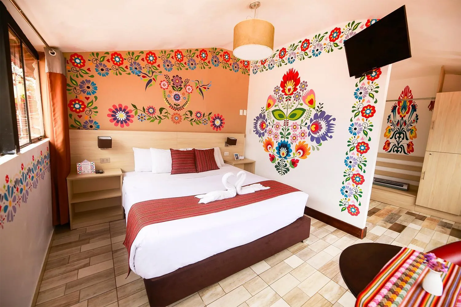 Bed in Mayu Boutique Hotel