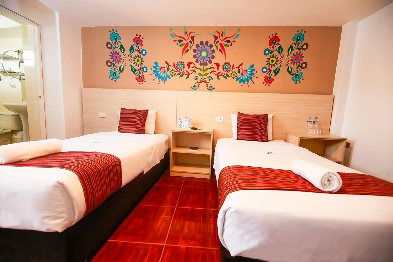 Bed in Mayu Boutique Hotel