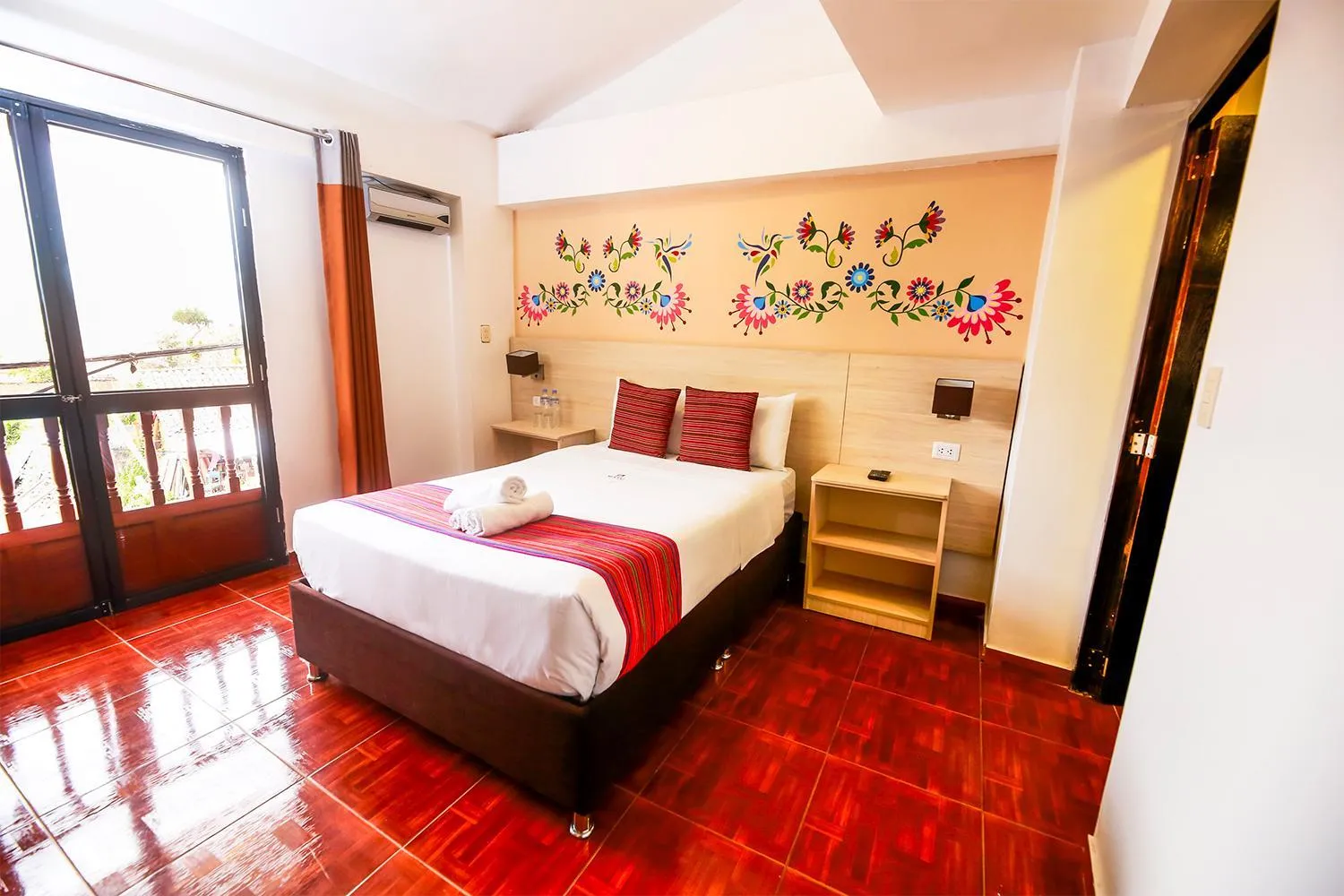 Bed in Mayu Boutique Hotel