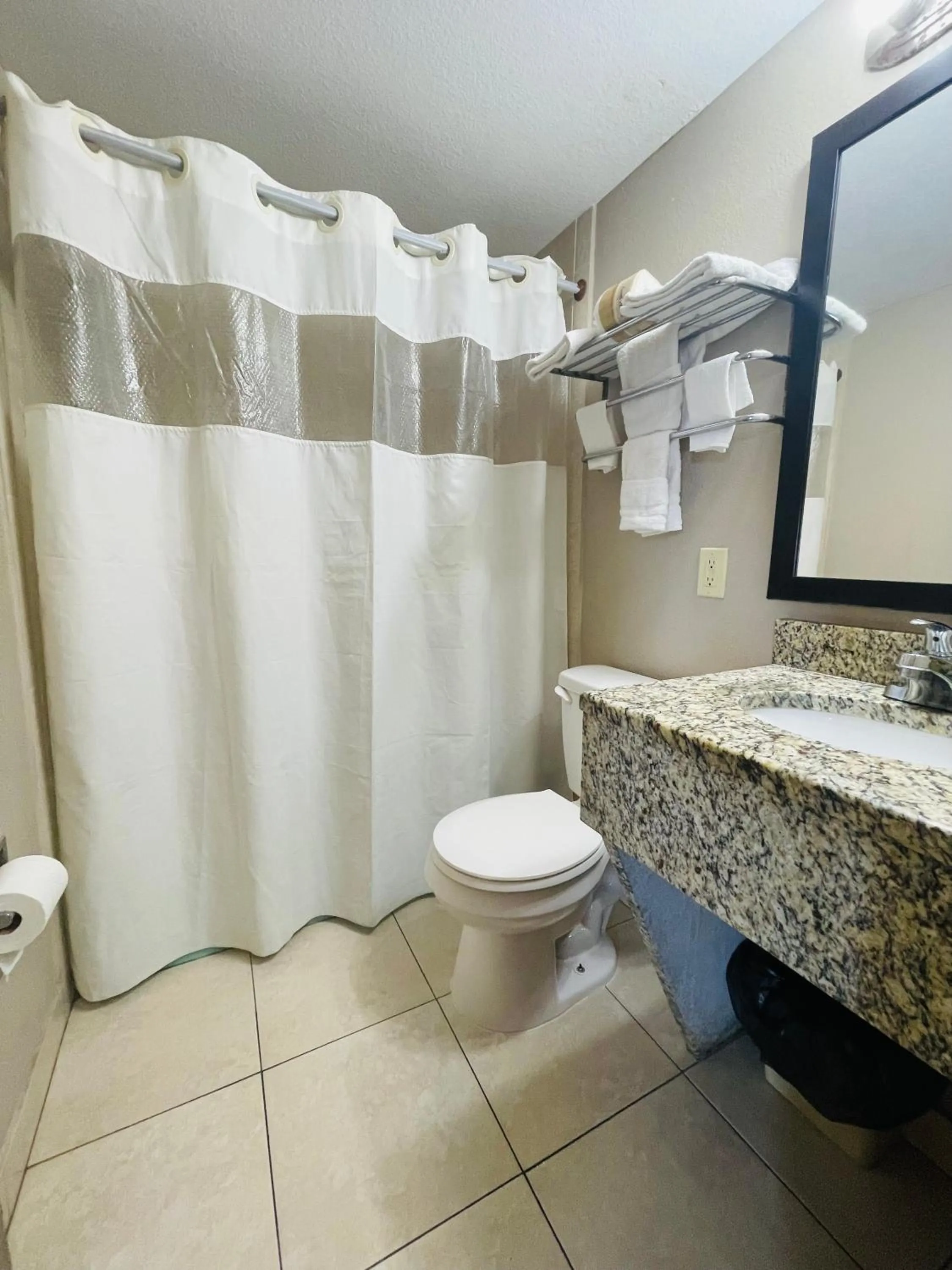 Bathroom in Budget Inn - St. Petersburg