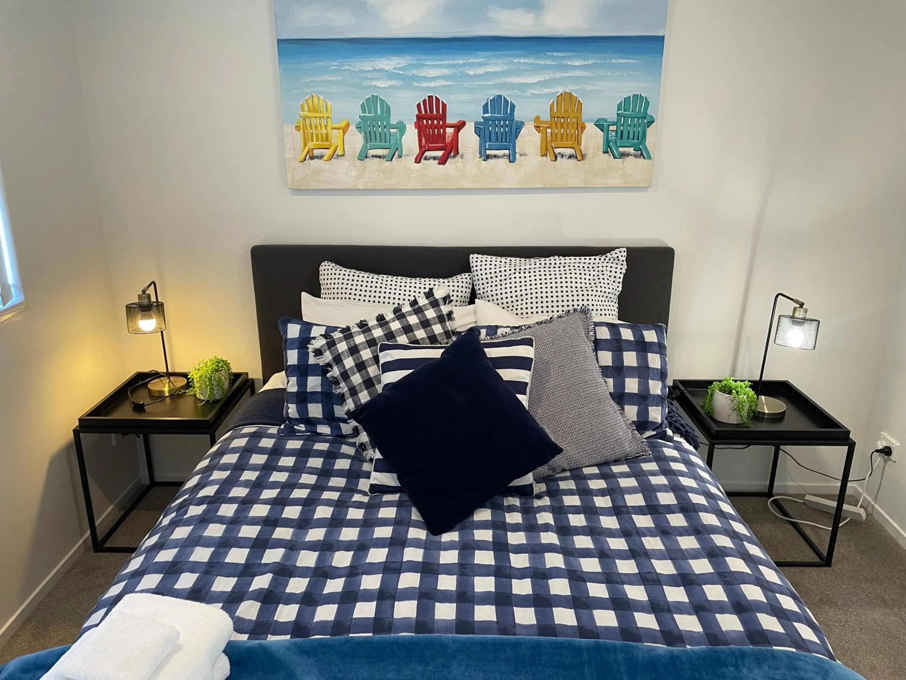 Bed in Flat Bush Holiday Accommodation