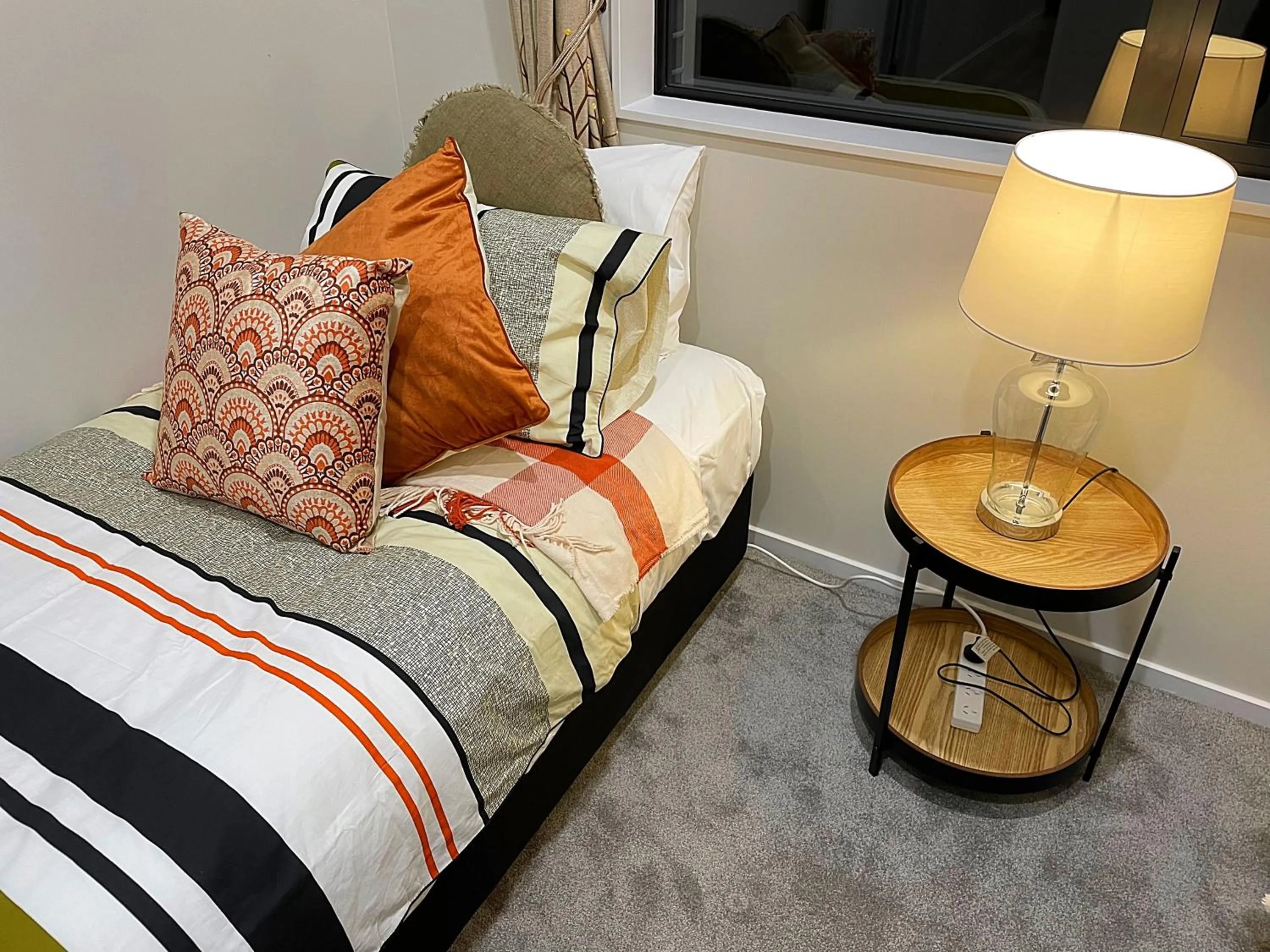 Bed in Flat Bush Holiday Accommodation