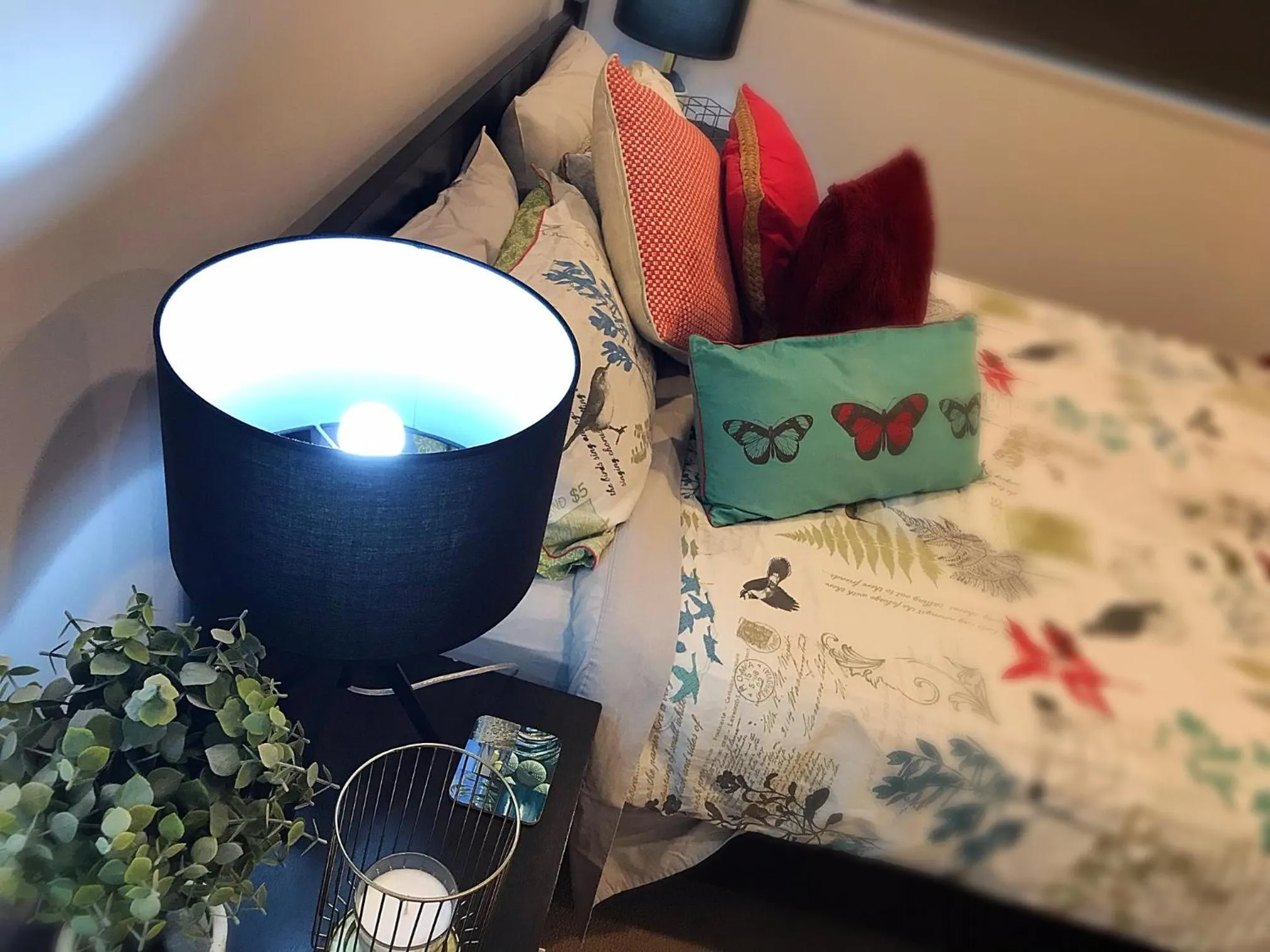 Bed in Flat Bush Holiday Accommodation