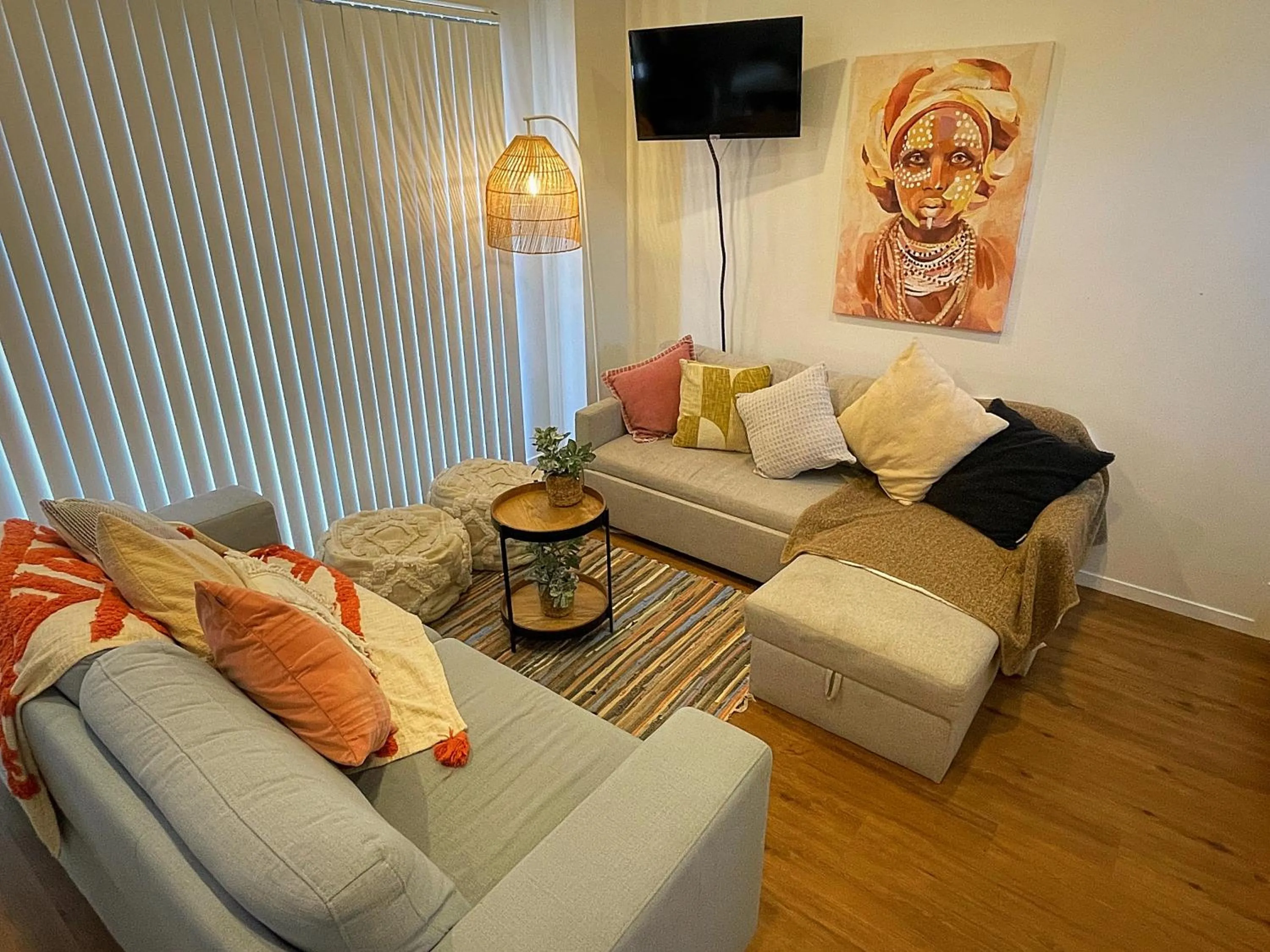 Living room in Flat Bush Holiday Accommodation